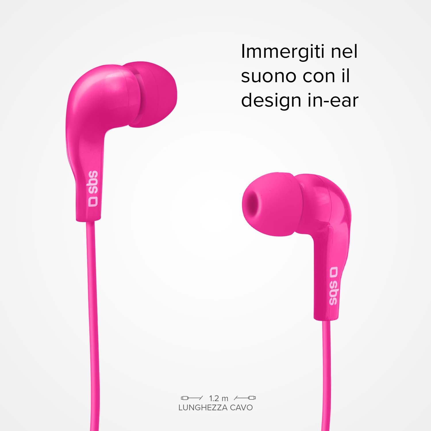 Kopfhörer mit Kabel, Stereo In-Ear Studio Mix 10, 3,5 mm Klinkenstecker mit Mikrofon und Taste zur Gesprächsannahme/ -beendigung