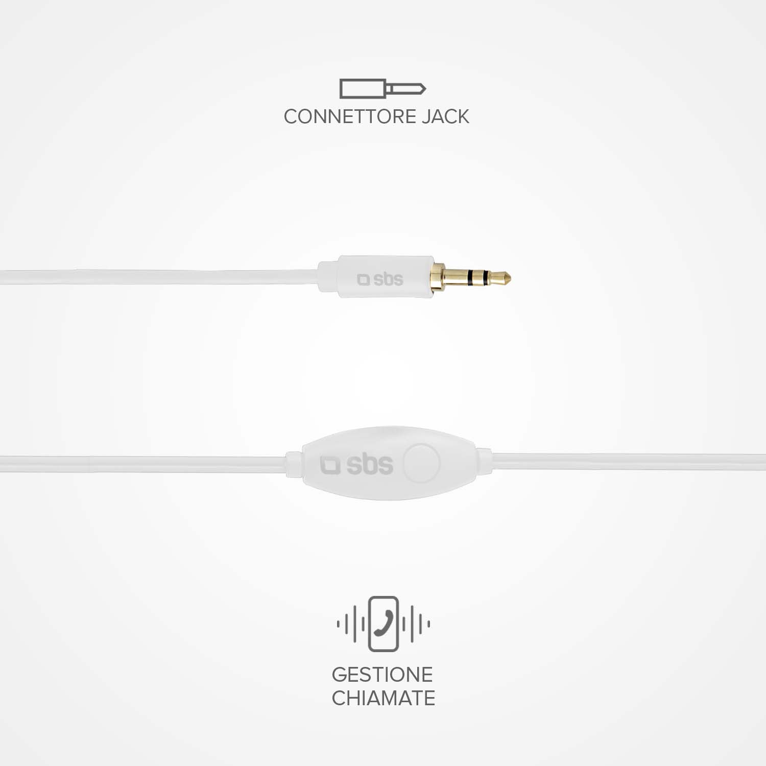 Kopfhörer mit Kabel, Stereo In-Ear Studio Mix 10, 3,5 mm Klinkenstecker mit Mikrofon und Taste zur Gesprächsannahme/ -beendigung