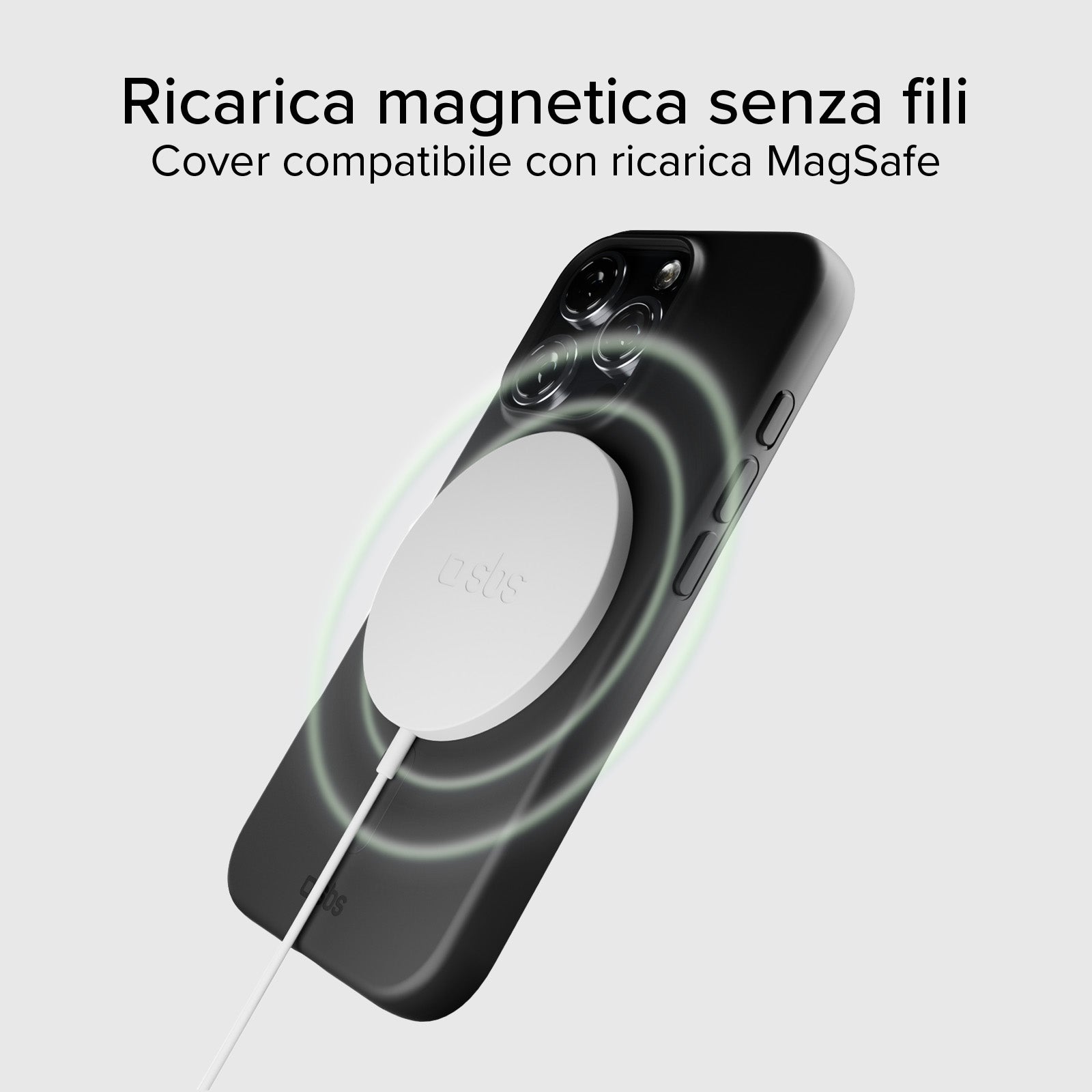 Instinct Mag - cover per iPhone 16 Pro morbida e compatibile con MagSafe