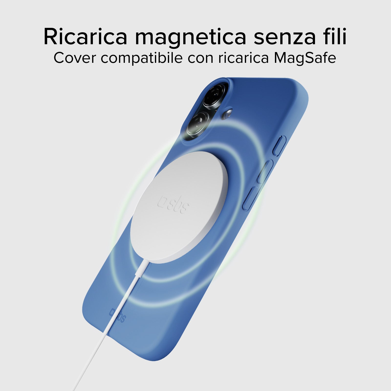 Instinct Mag - cover per iPhone 16 Plus morbida e compatibile con MagSafe