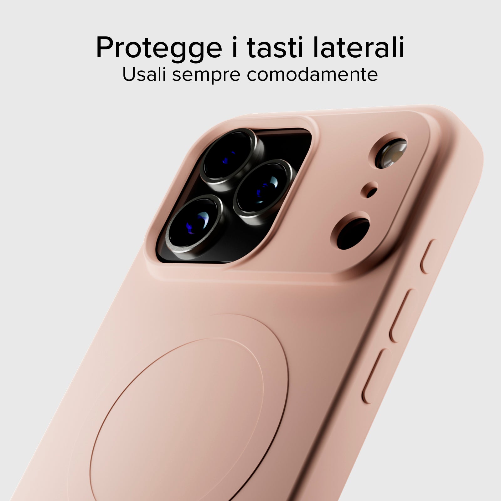 Instinct Mag - cover per iPhone 17 Pro Max morbida e compatibile con MagSafe