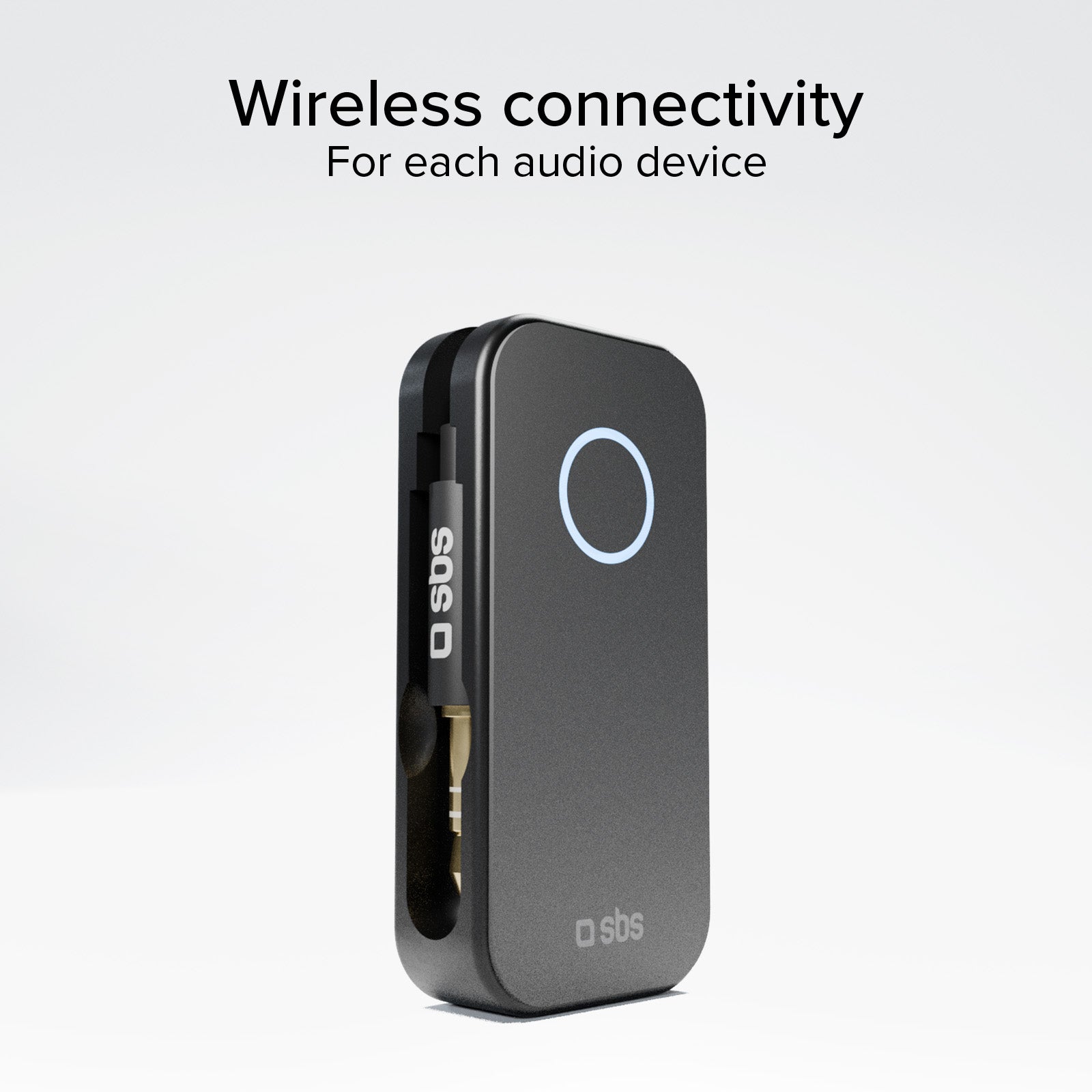 Kabelloser 2-in-1-Audioadapter RX/TX mit universellem 3,5 mm-Klinkenstecker