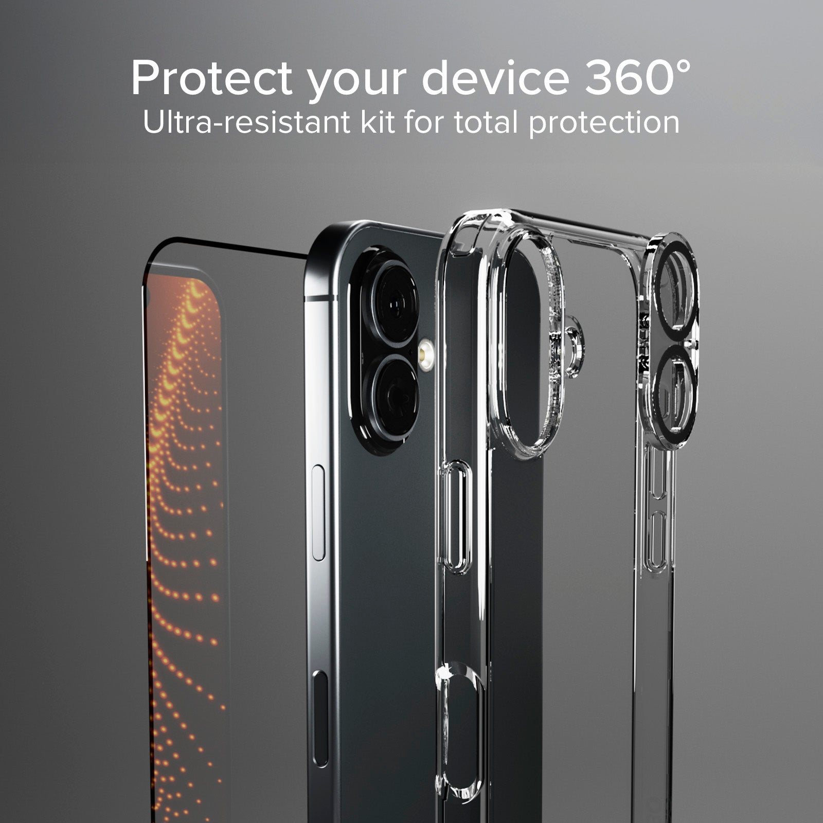 Kit Protezione totale D3O per iPhone 16