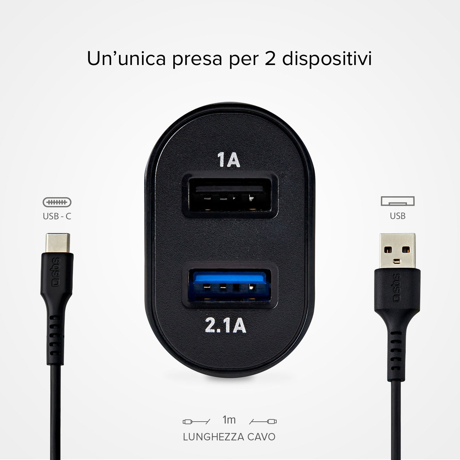 Kit de carga de viaje USB con cable Tipo C
