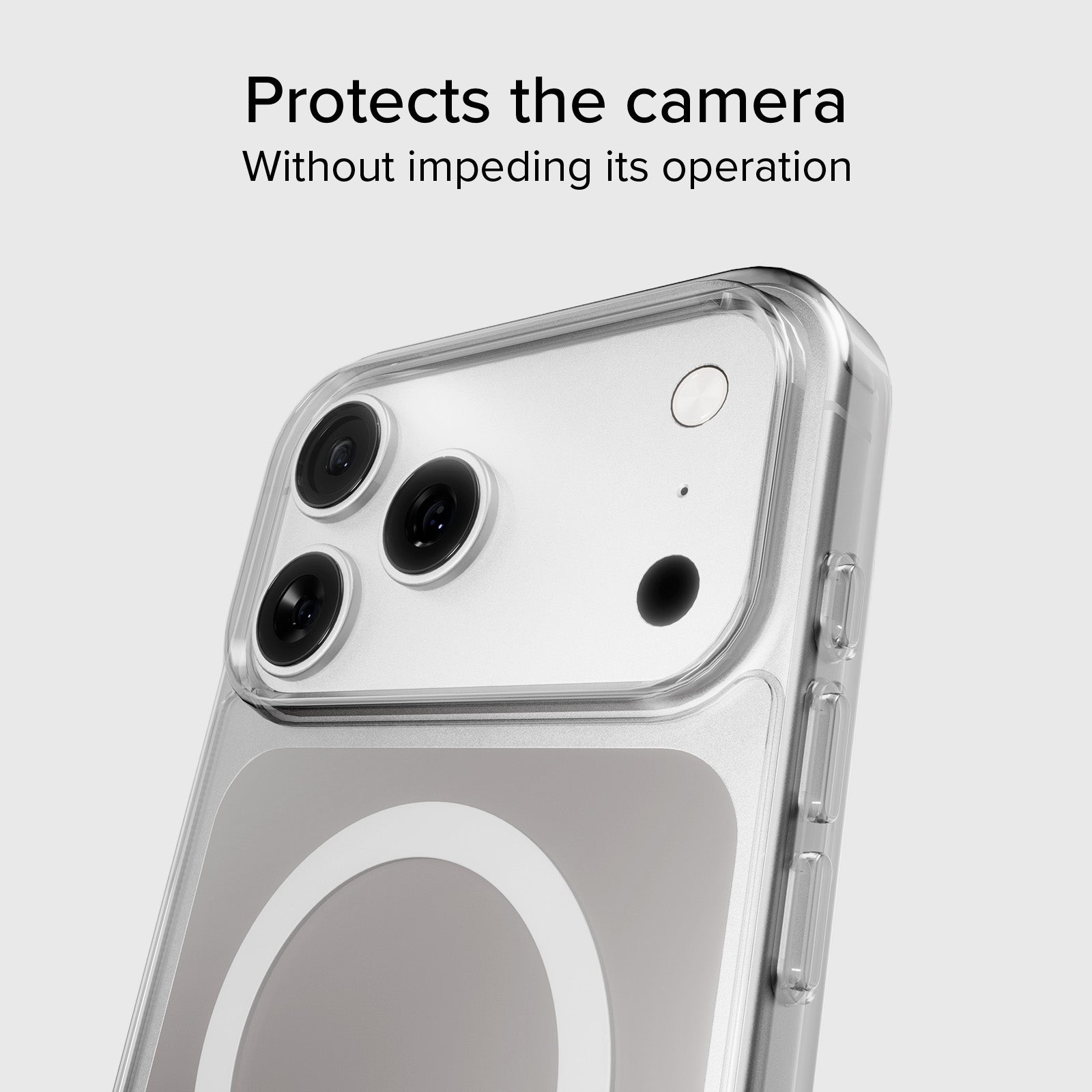 Transparente, dünne Hülle für iPhone 17 Pro Max, kompatibel mit MagSafe-Laden
