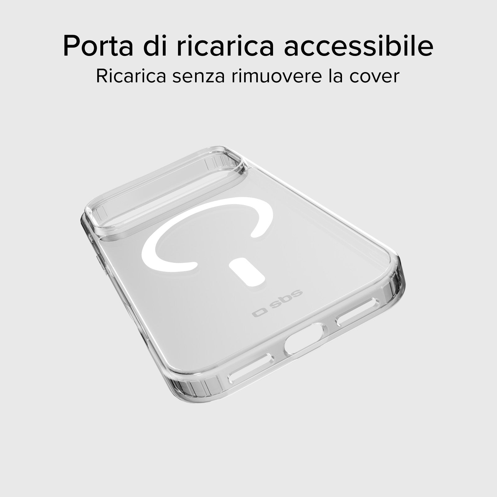 Transparente, dünne Hülle für iPhone 17 Pro Max, kompatibel mit MagSafe-Laden