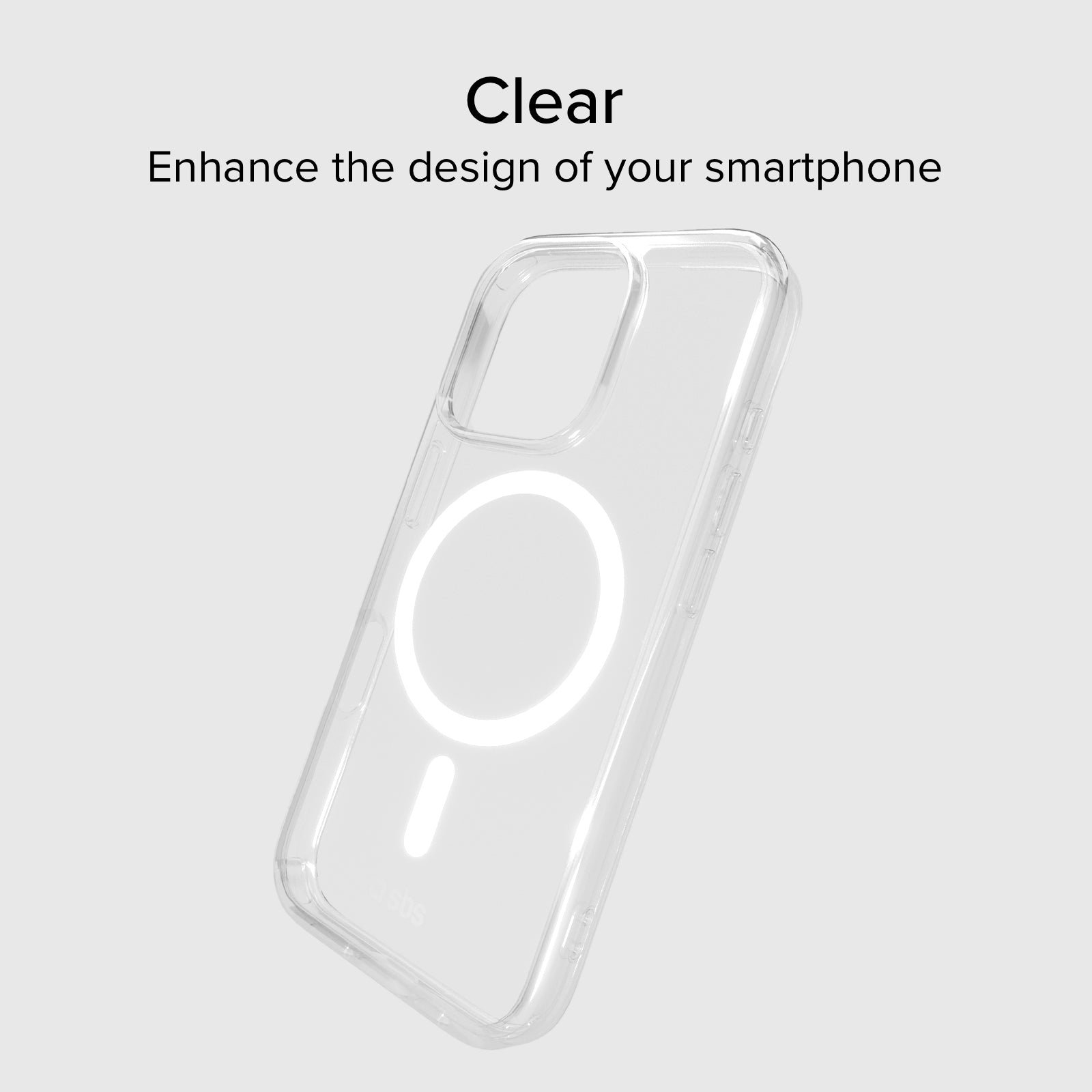 Coque transparente rigide, compatible recharge MagSafe pour iPhone 16 Pro Max