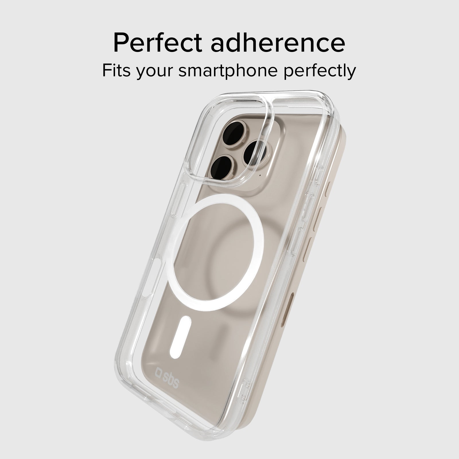 Funda rígida transp. carga MagSafe iPhone 16 Pro Max