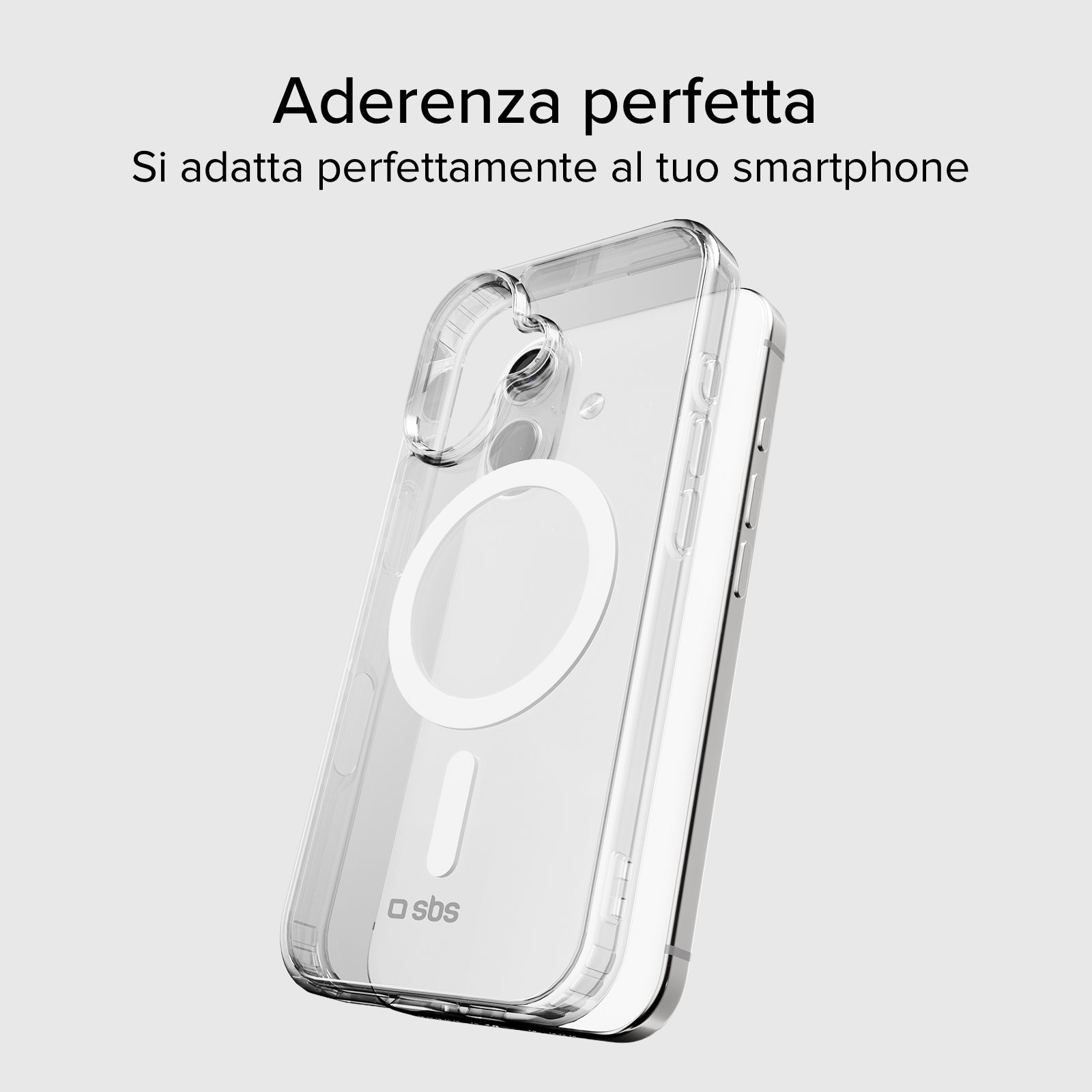 Transparente steife Hülle, kompatibel mit MagSafe-Ladefunktion für iPhone 17