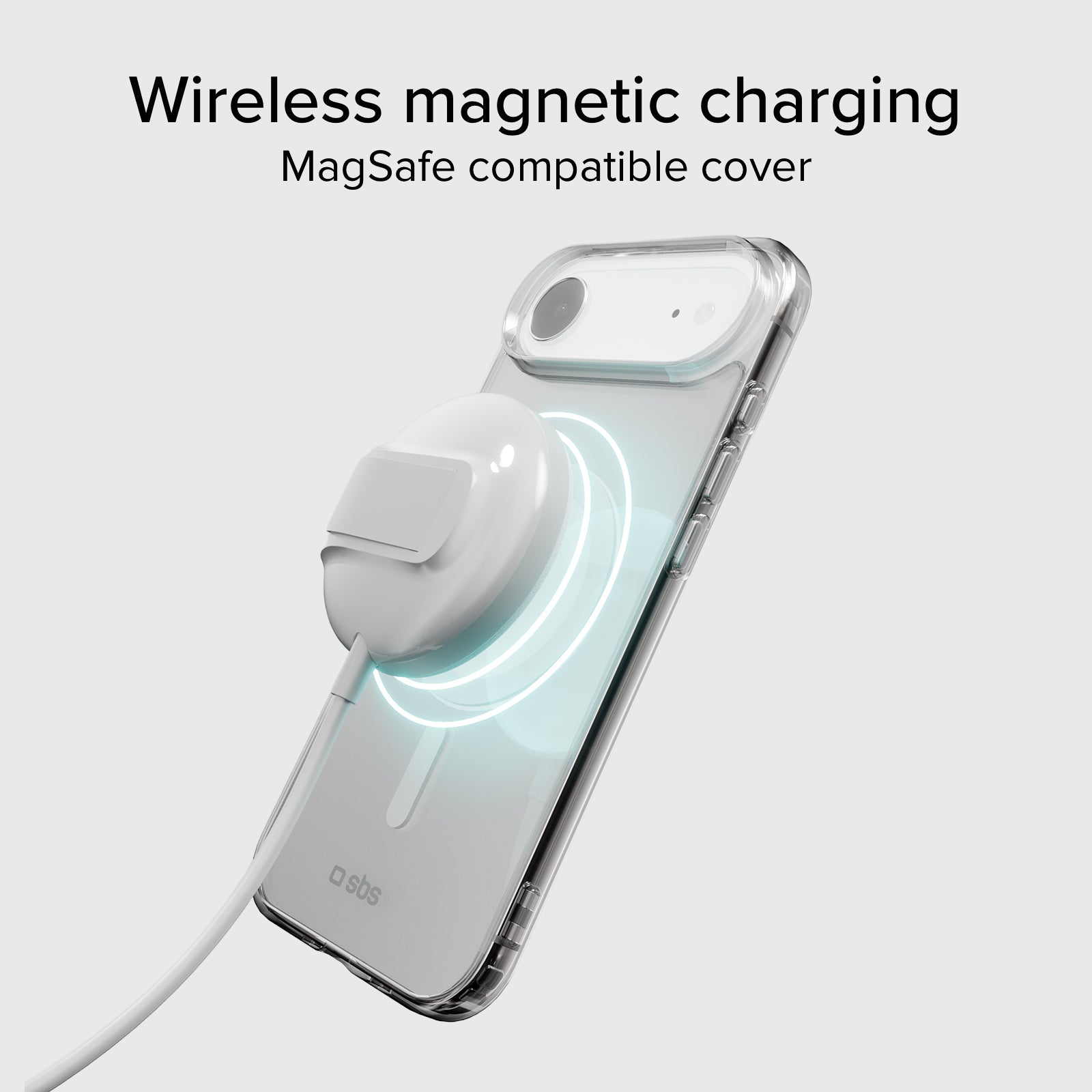 Transparente steife Hülle, kompatibel mit MagSafe-Ladefunktion für iPhone Air