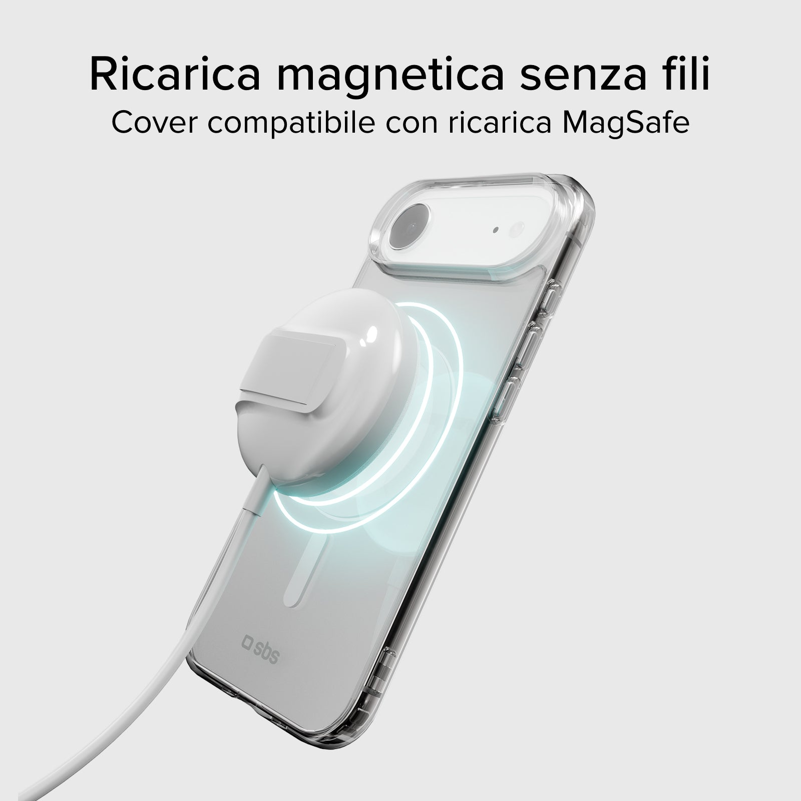 Transparente steife Hülle, kompatibel mit MagSafe-Ladefunktion für iPhone Air