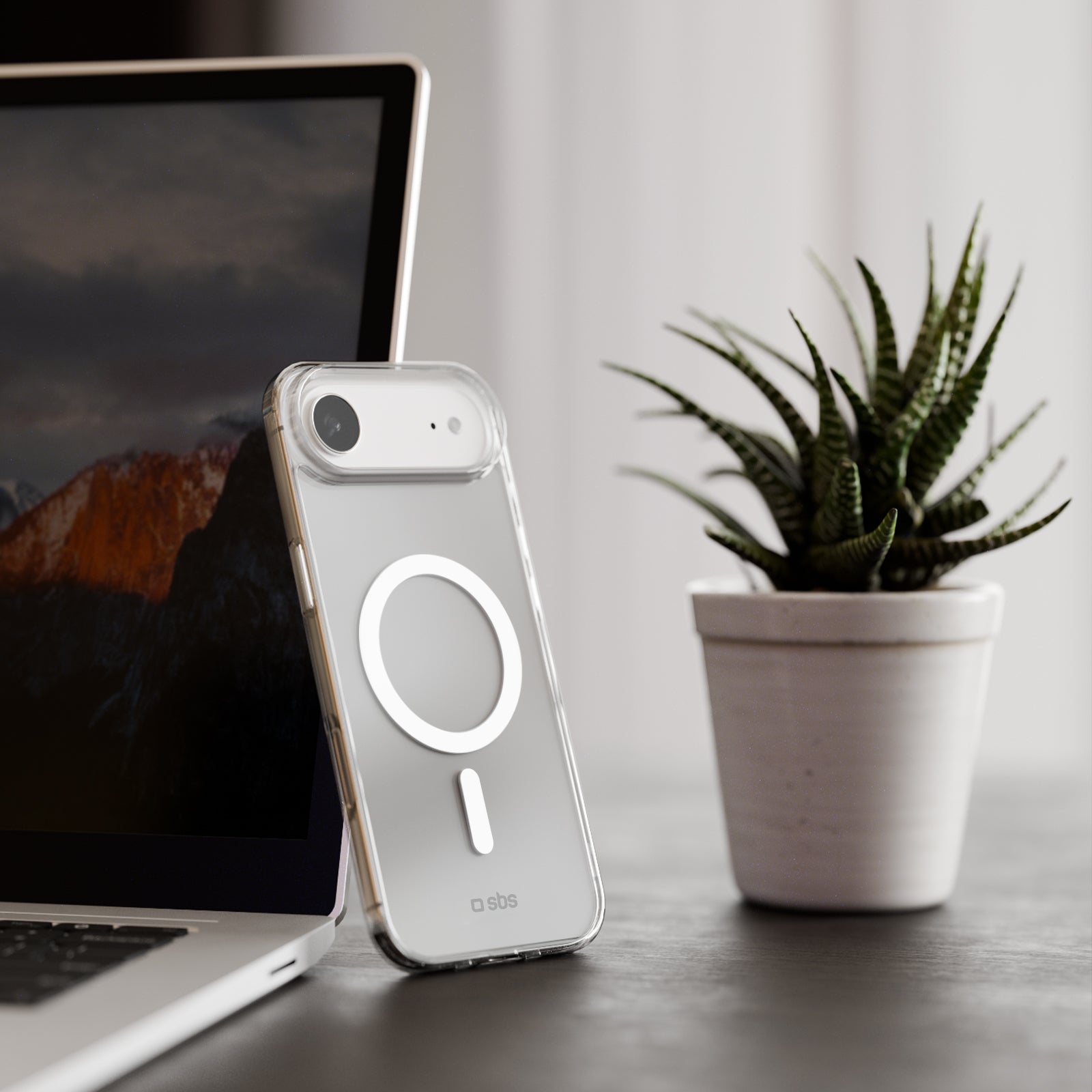 Transparente steife Hülle, kompatibel mit MagSafe-Ladefunktion für iPhone Air