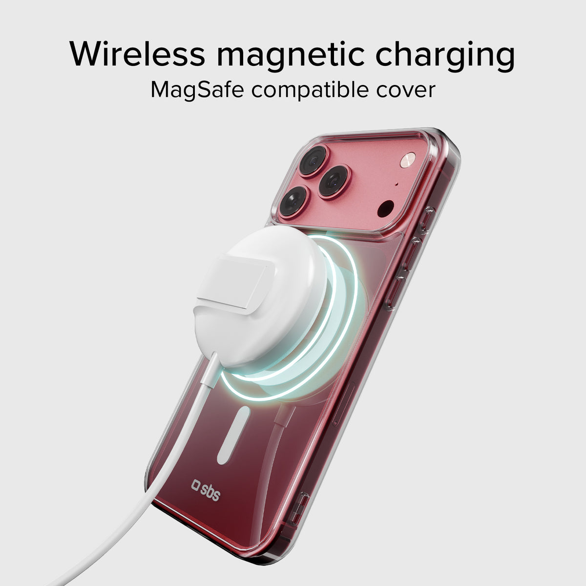 Cover rigida compatibile con ricarica wireless magnetica per iPhone 18 Pro Max/17 Pro Max
