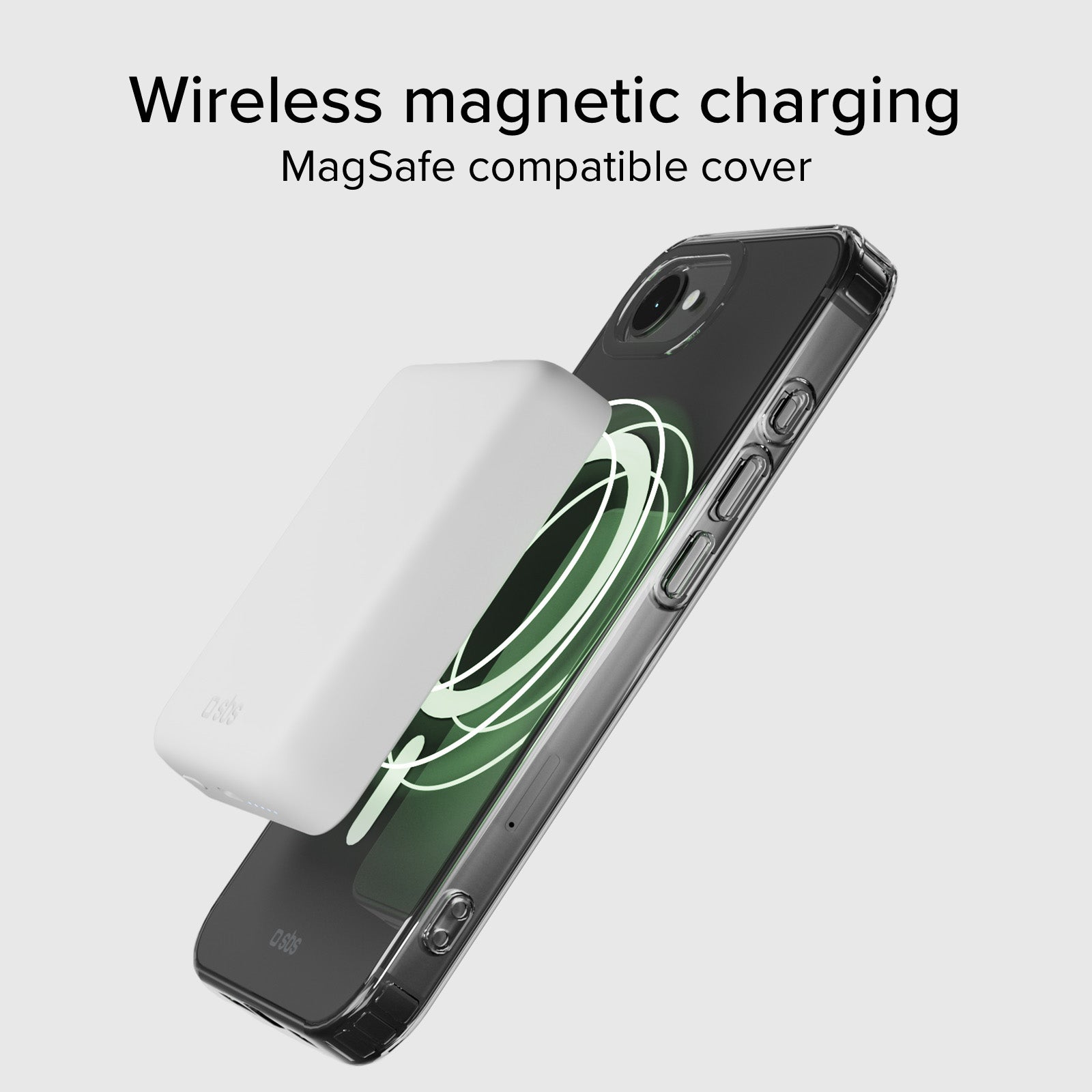 Coque transparente rigide, compatible recharge MagSafe pour iPhone 17e/16e