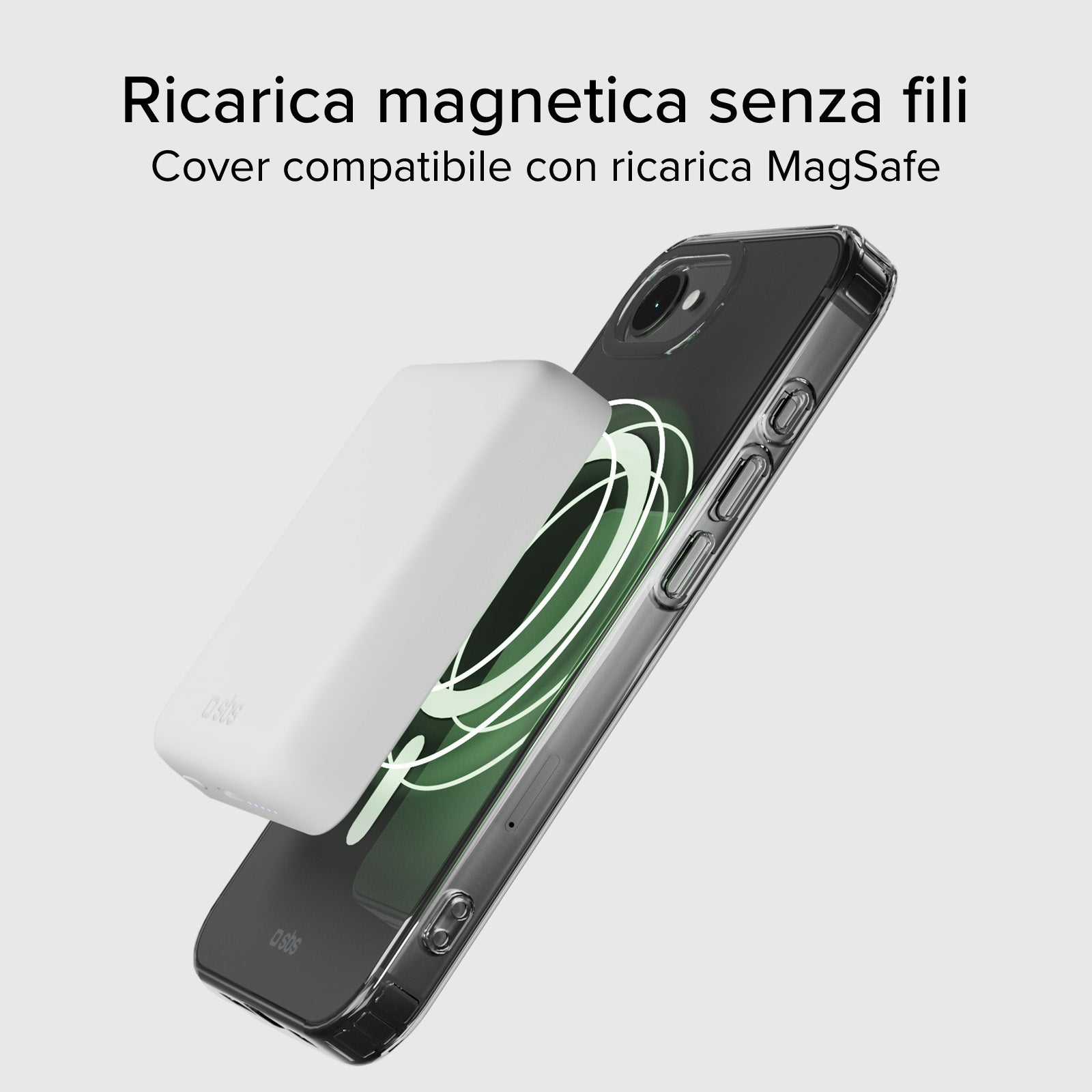 Coque transparente rigide, compatible recharge MagSafe pour iPhone 17e/16e