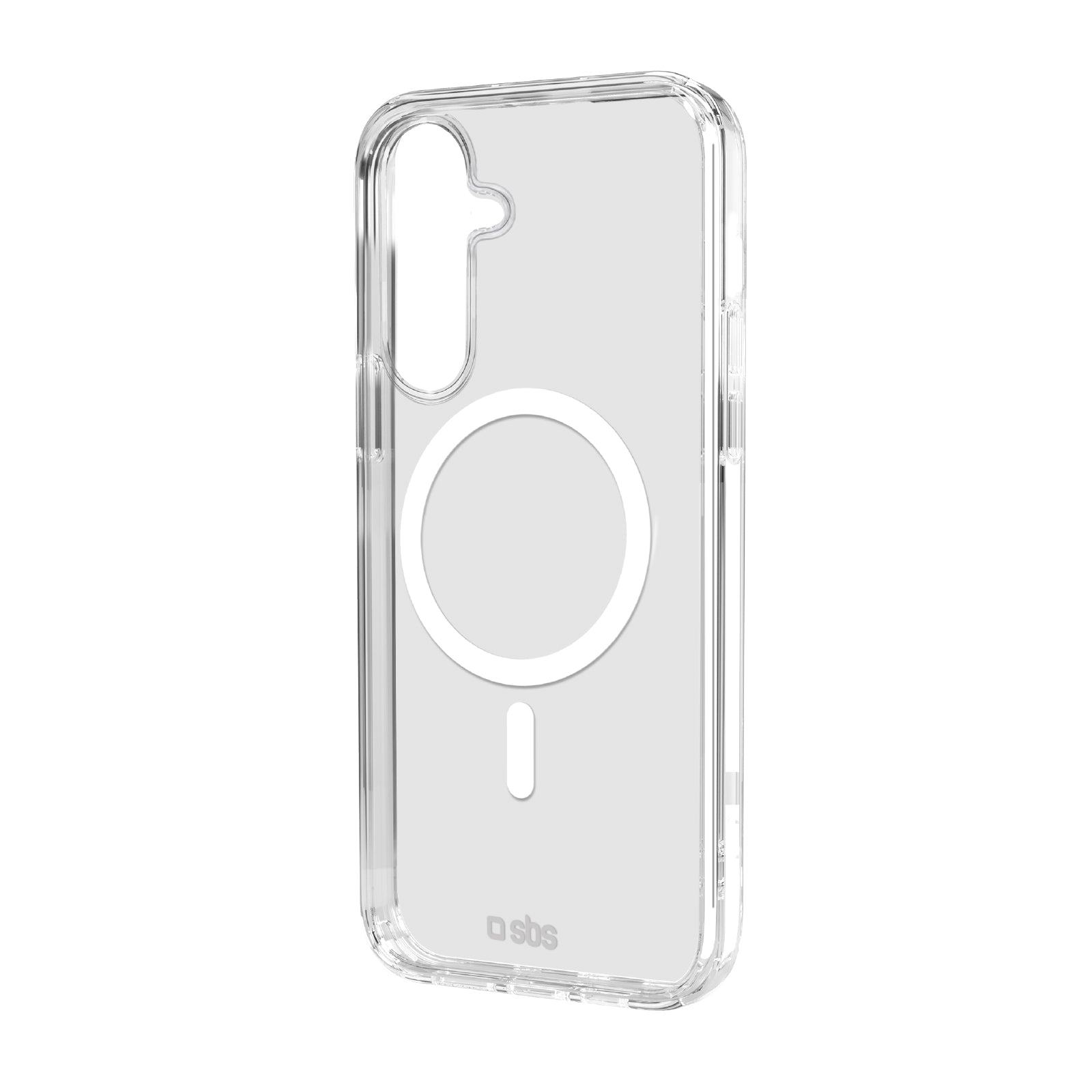 Cover rigida compatibile con ricarica wireless magnetica per Samsung S25+