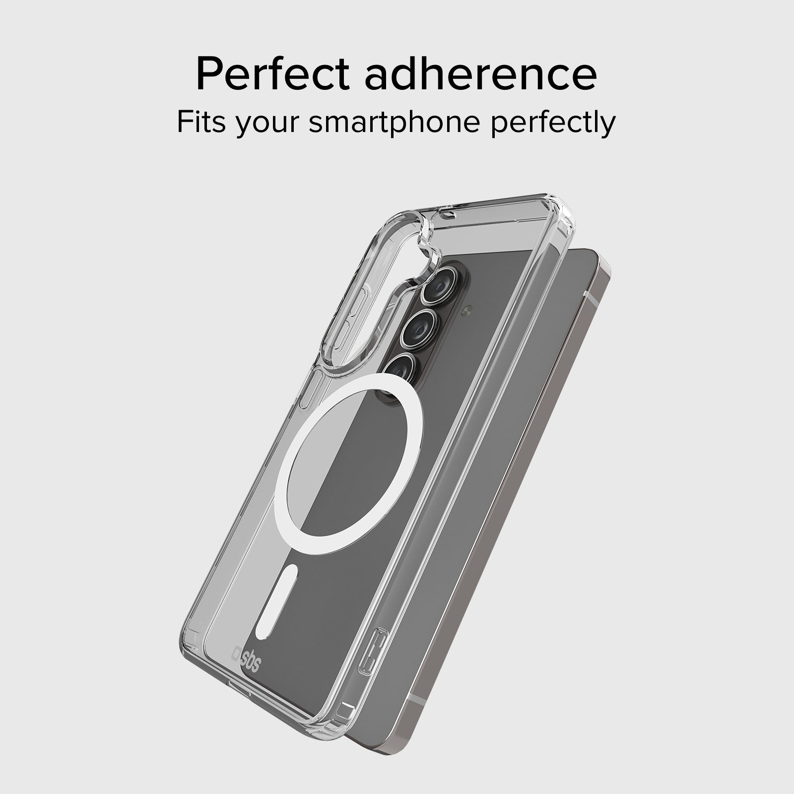 Cover rigida compatibile con ricarica wireless magnetica per Samsung S26