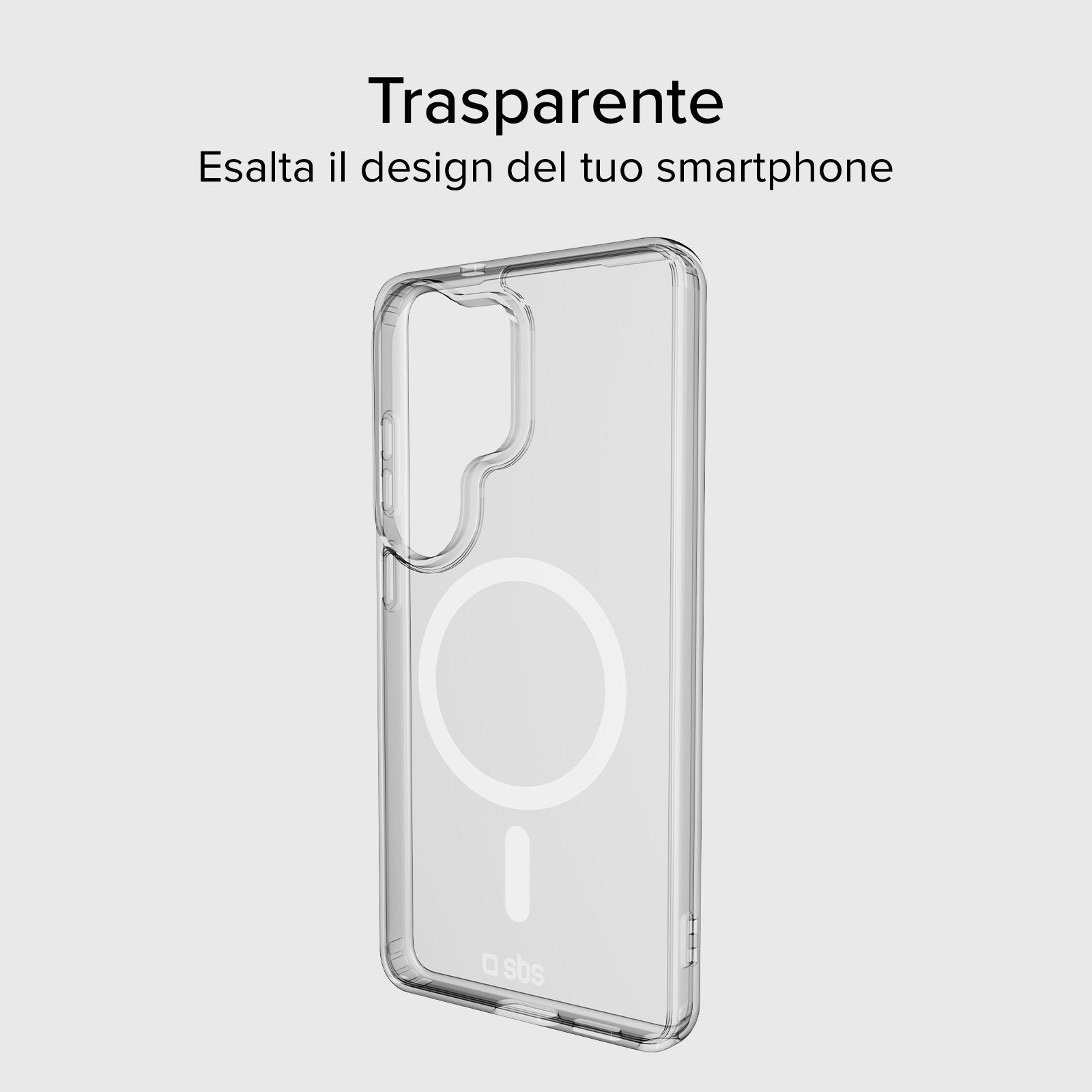 Cover rigida compatibile con ricarica wireless magnetica per Samsung S26 Ultra