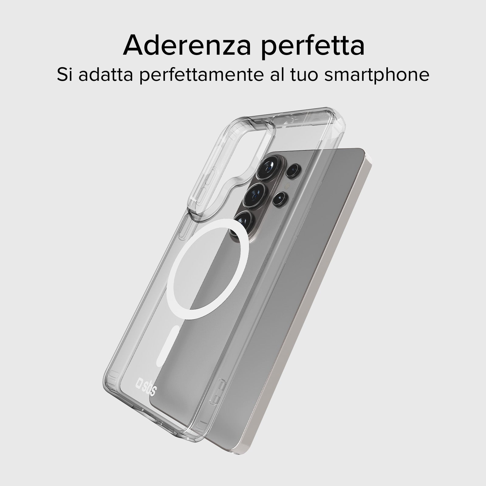 Cover rigida compatibile con ricarica wireless magnetica per Samsung S26 Ultra