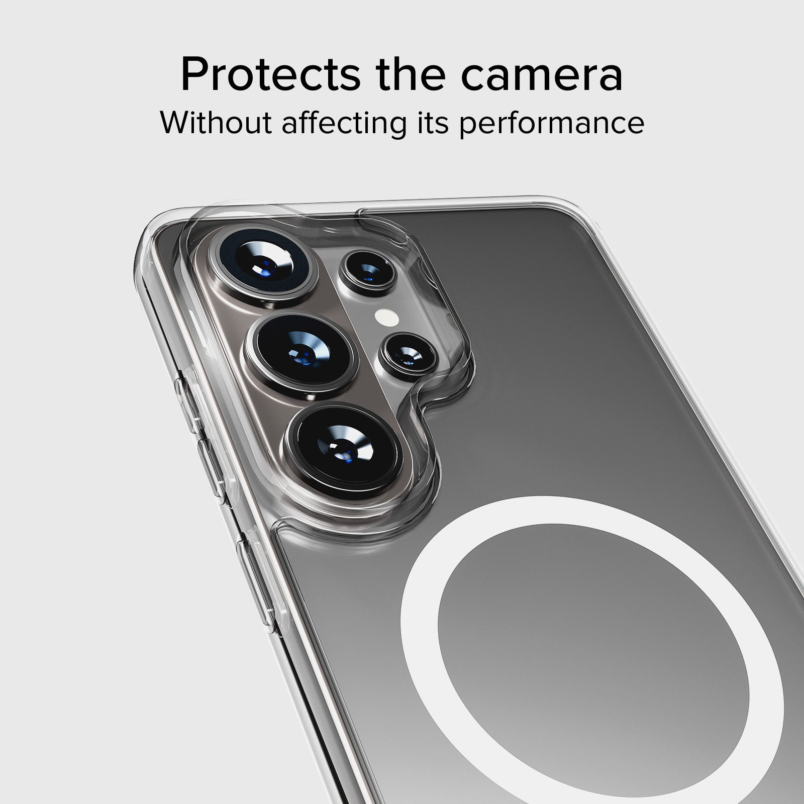 Cover rigida compatibile con ricarica wireless magnetica per Samsung S26 Ultra