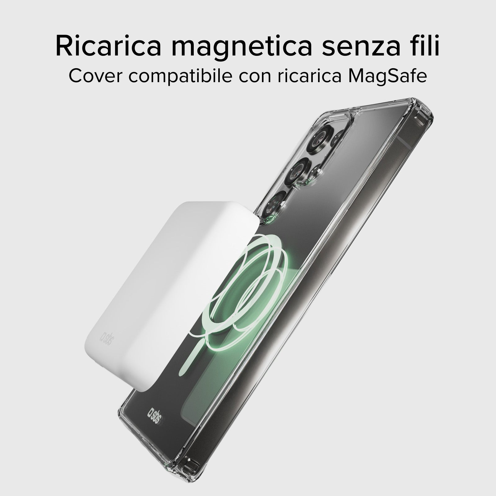Cover rigida compatibile con ricarica wireless magnetica per Samsung S26 Ultra