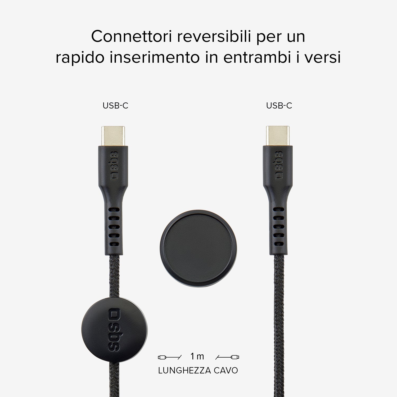 Cavo dati e ricarica con supporto magnetico - Connettori USB-C