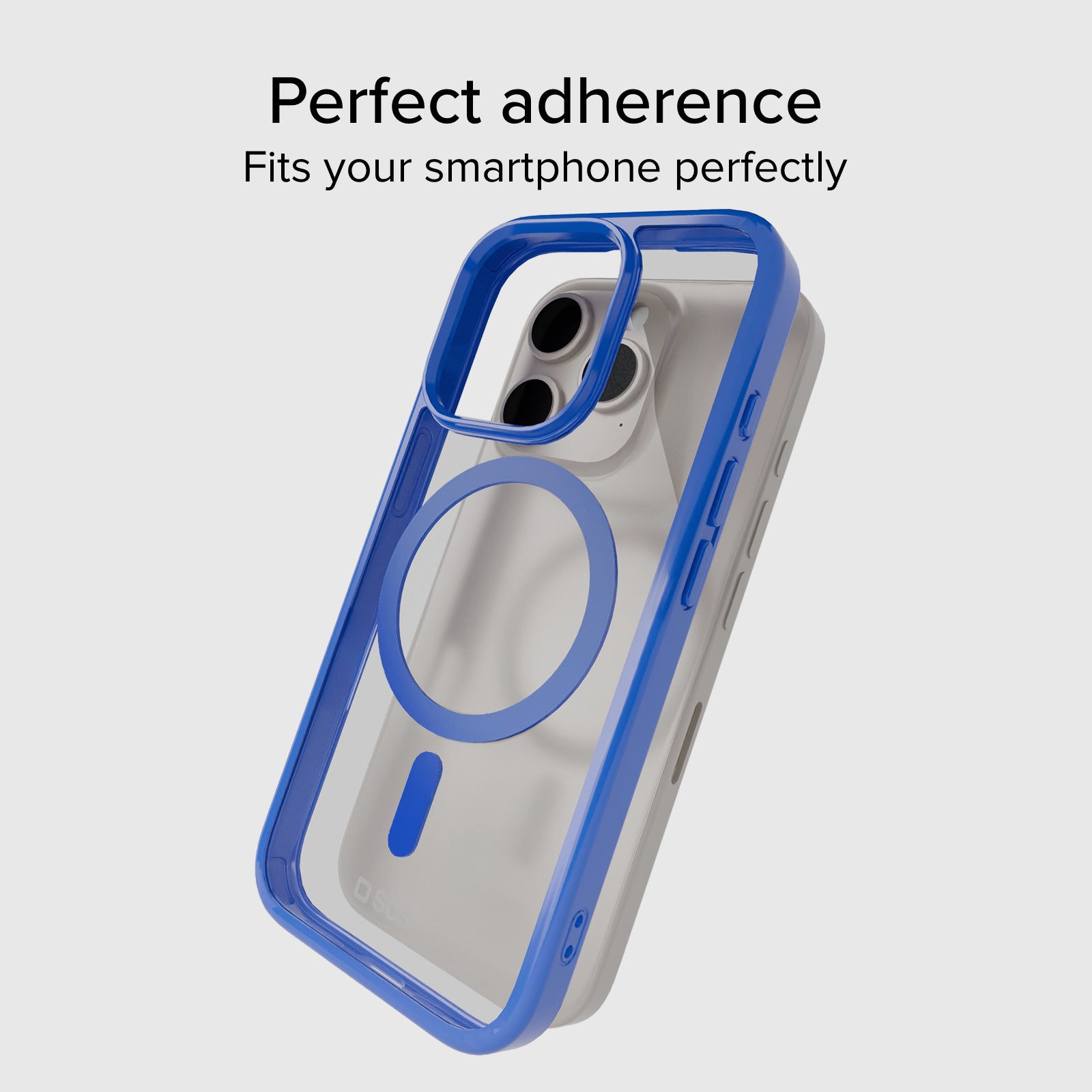 Cover per iPhone 15 Pro con bordi colorati compatibile con ricarica MagSafe