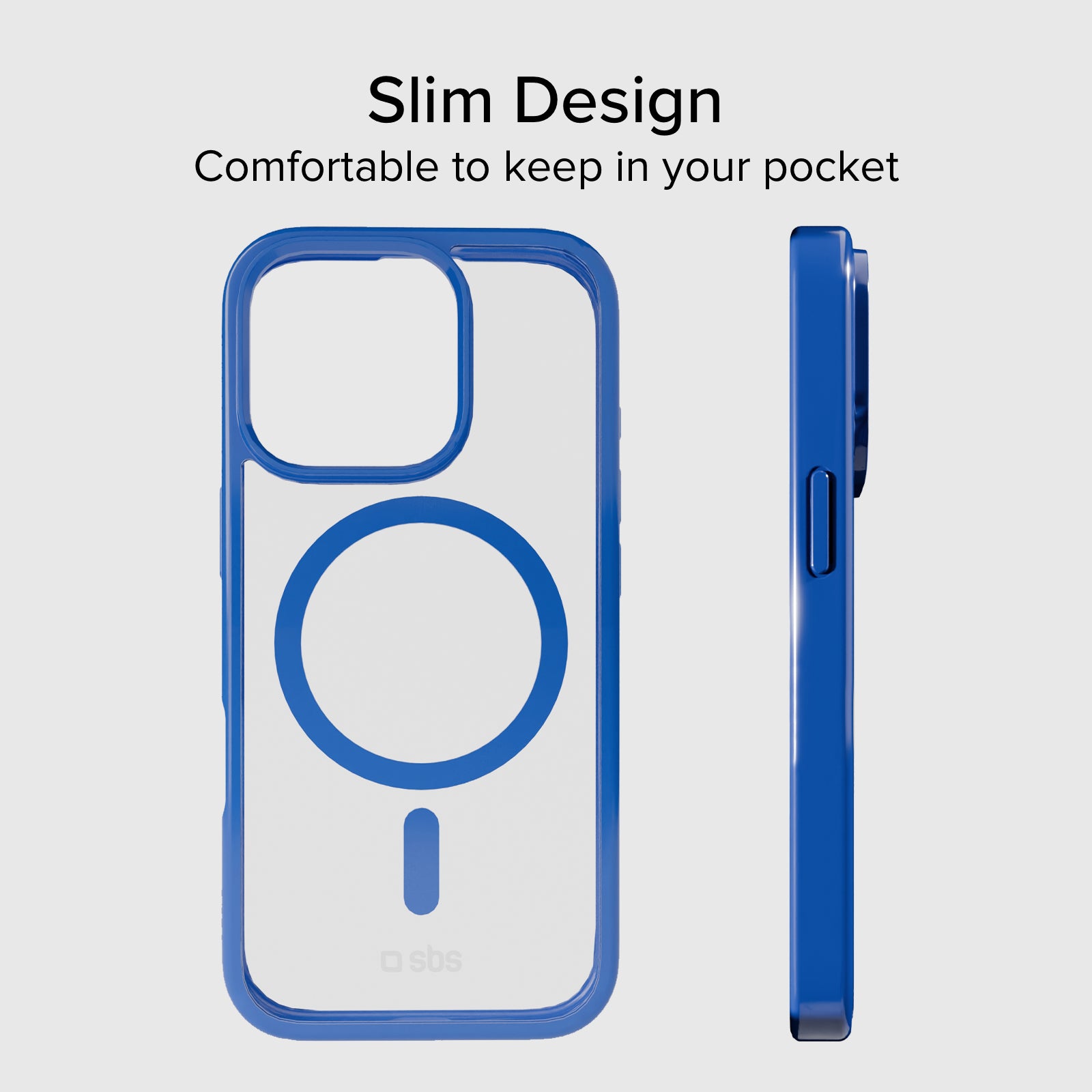 Cover per iPhone 15 Pro con bordi colorati compatibile con ricarica MagSafe