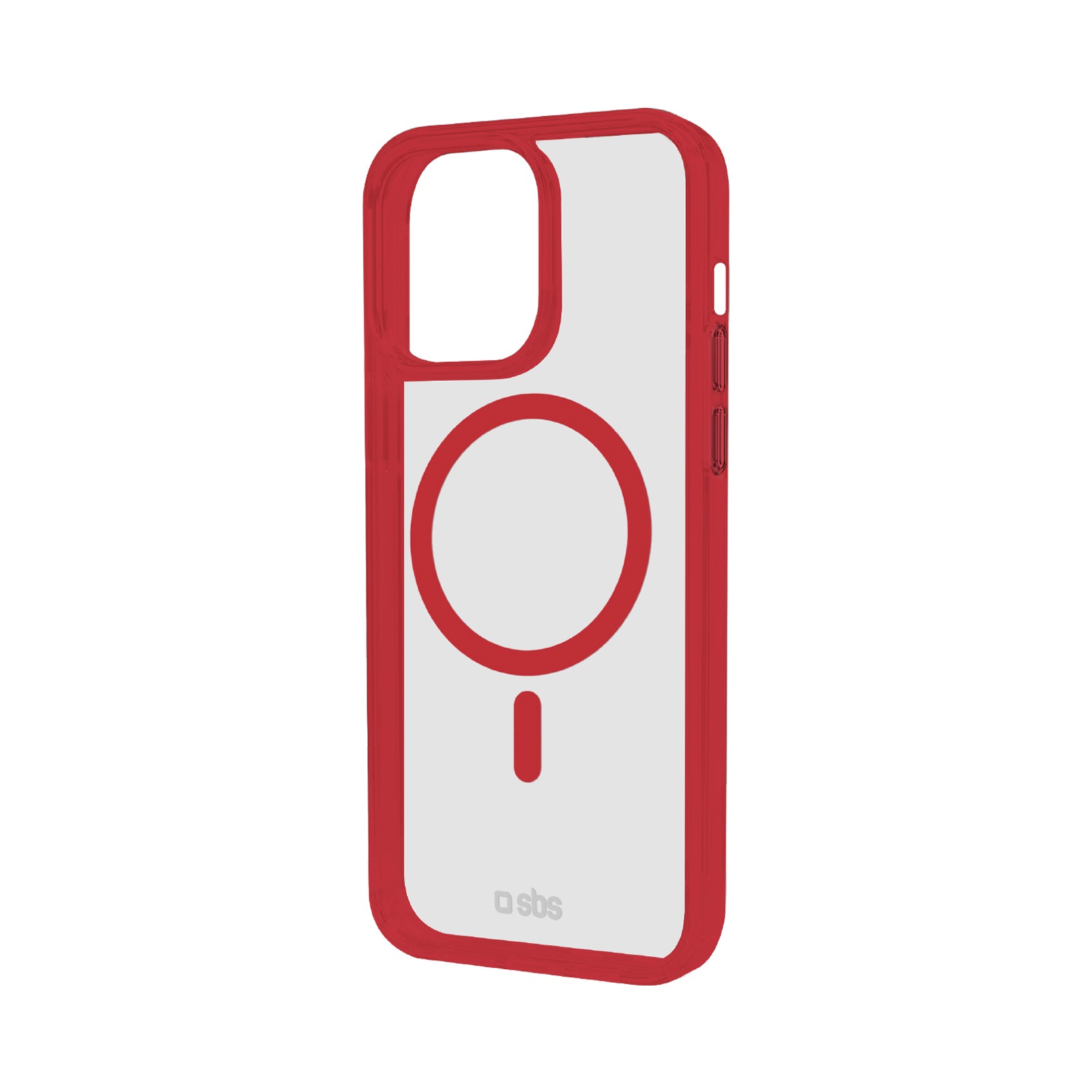 Cover per iPhone 15 Pro con bordi colorati compatibile con ricarica MagSafe