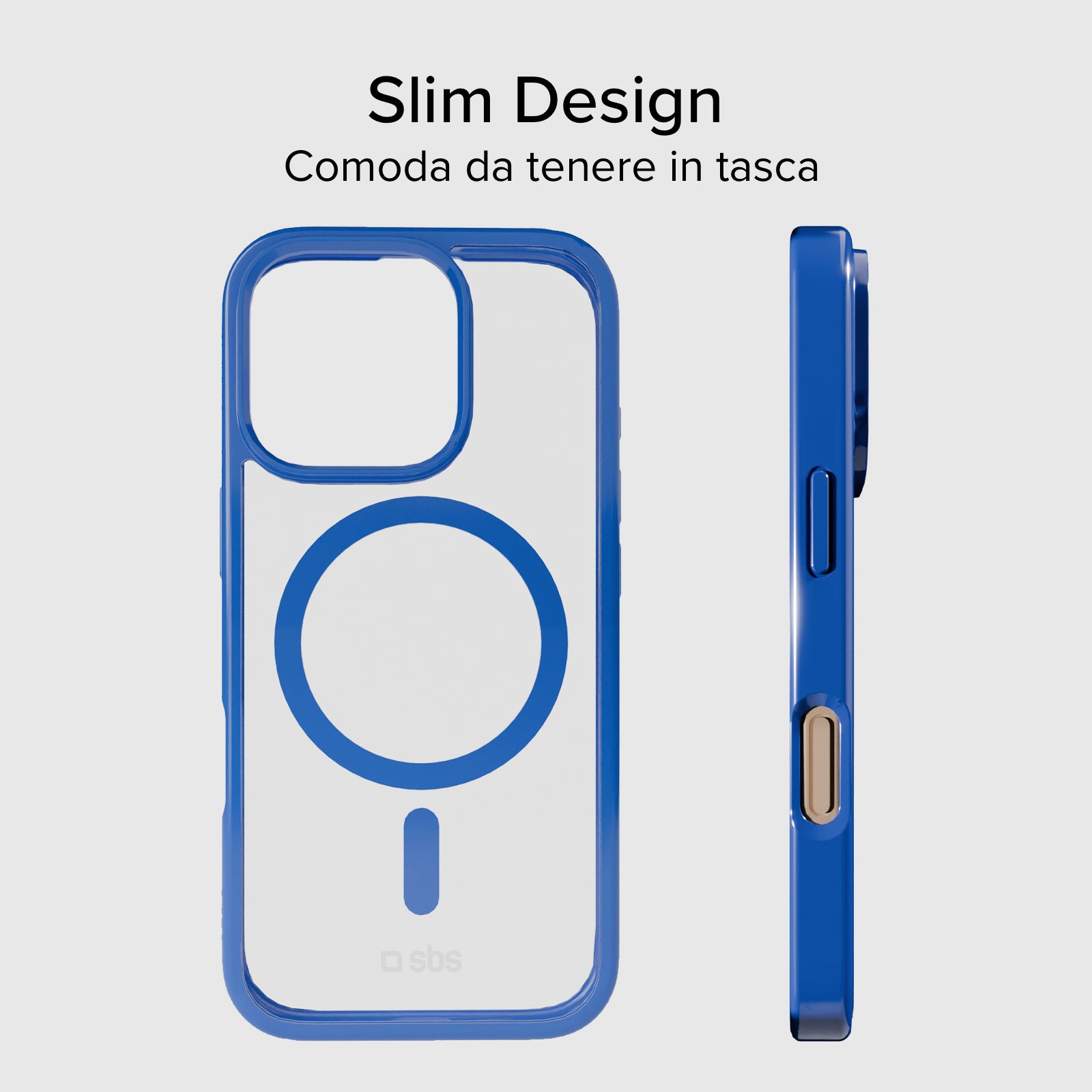 Cover per iPhone 16 Pro con bordi colorati compatibile con ricarica MagSafe