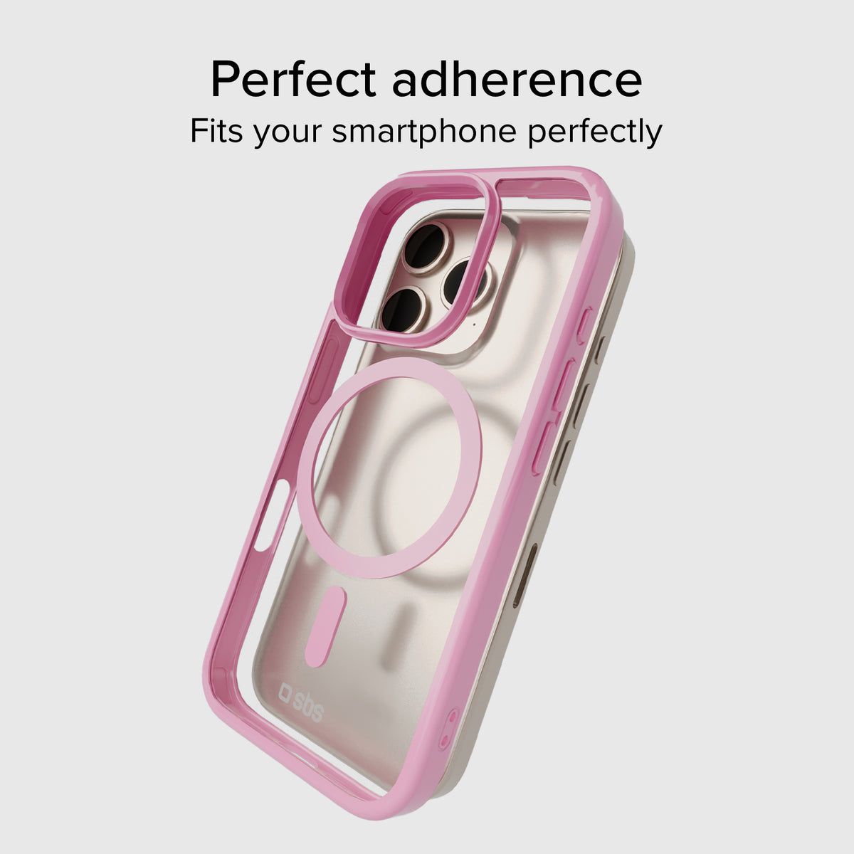 Cover per iPhone 16 Pro con bordi colorati compatibile con ricarica MagSafe