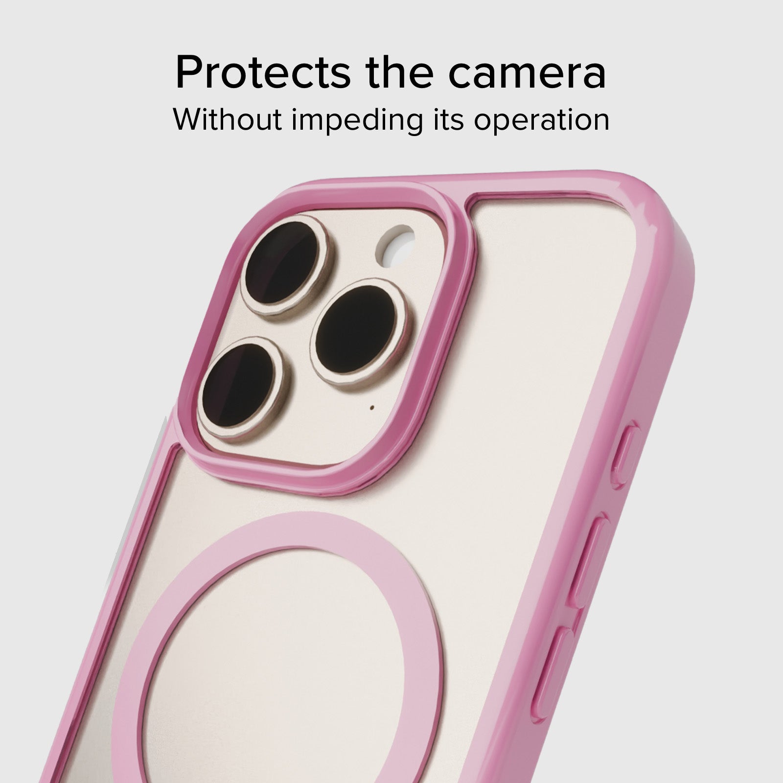 Cover per iPhone 16 Pro con bordi colorati compatibile con ricarica MagSafe