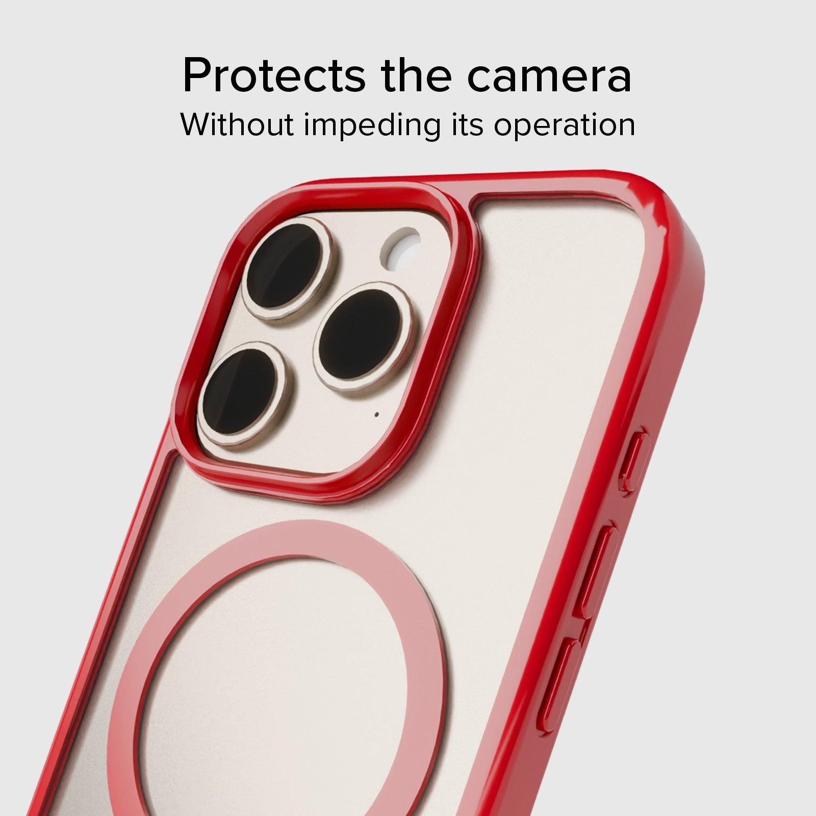 Cover per iPhone 16 Pro con bordi colorati compatibile con ricarica MagSafe