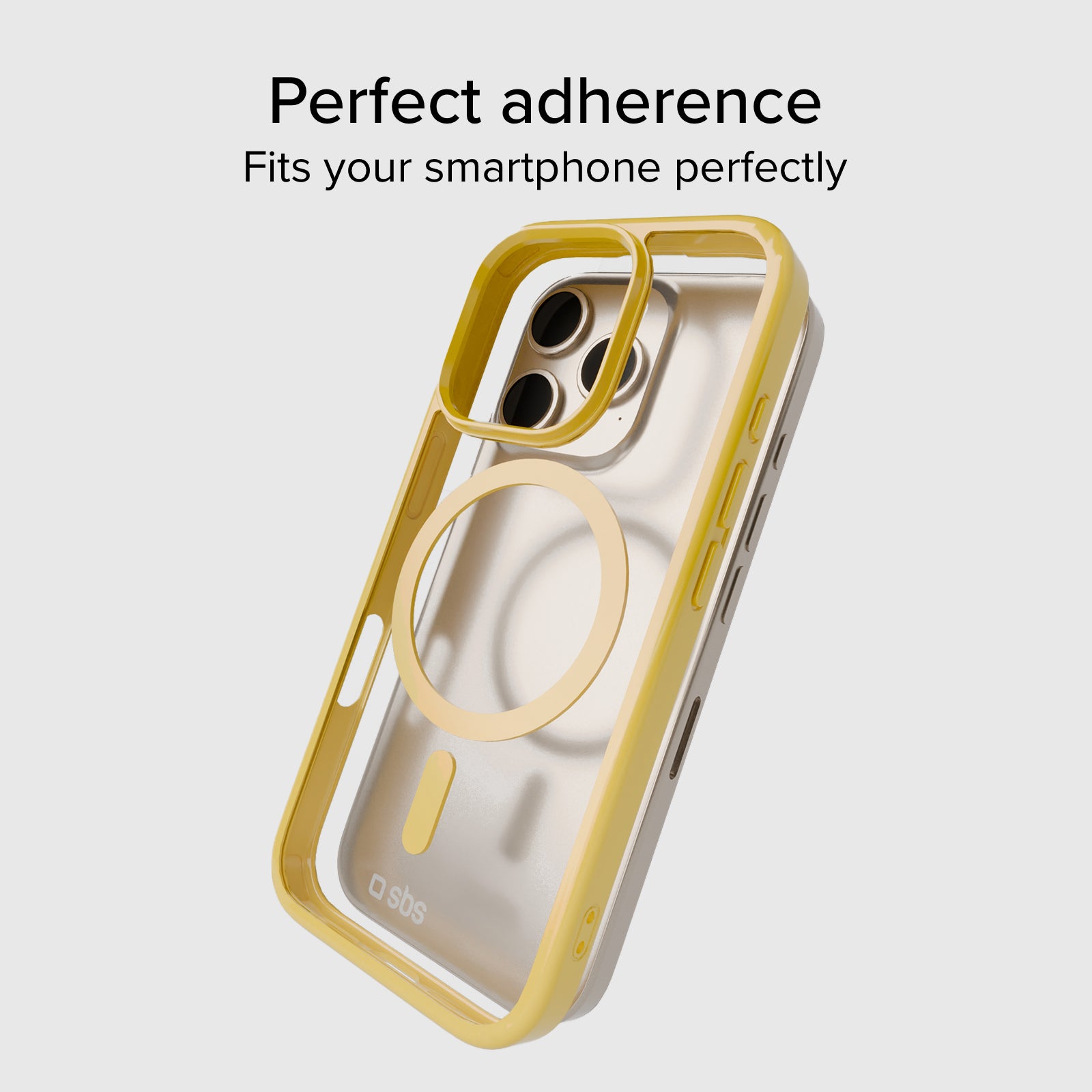 Cover per iPhone 16 Pro con bordi colorati compatibile con ricarica MagSafe
