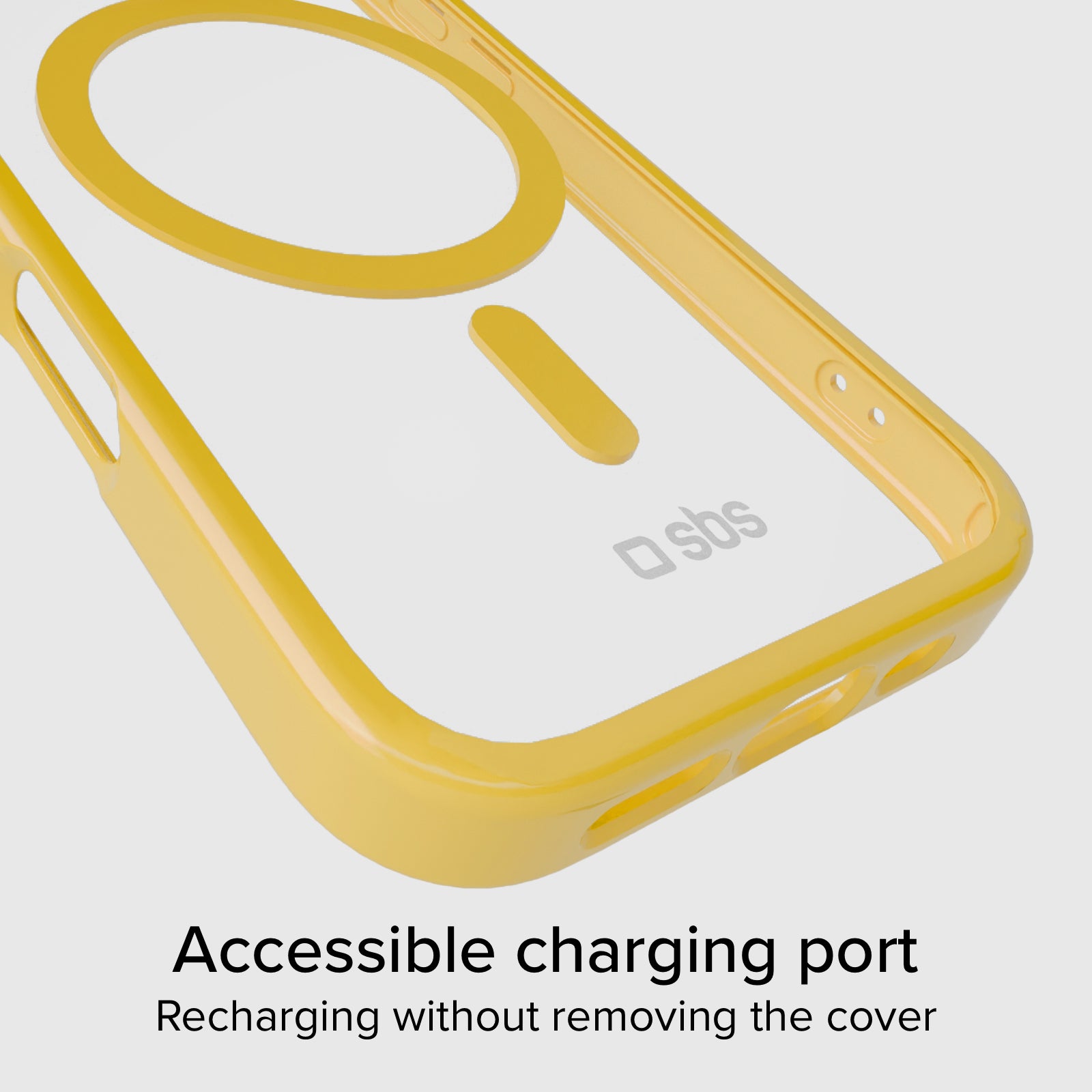 Cover per iPhone 16 Pro con bordi colorati compatibile con ricarica MagSafe