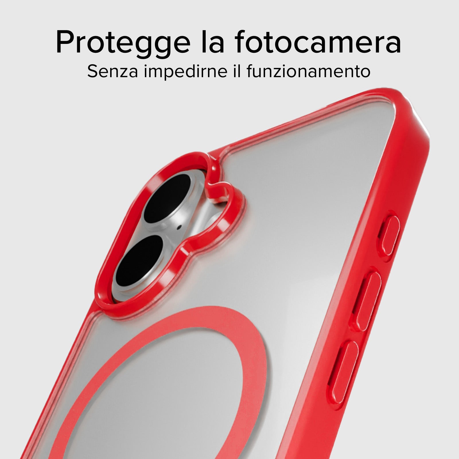 Funda para iPhone 16 con bordes de color, compatible con carga MagSafe