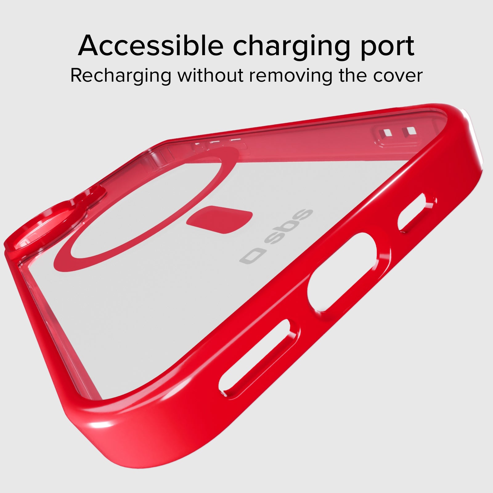 Funda para iPhone 16 con bordes de color, compatible con carga MagSafe