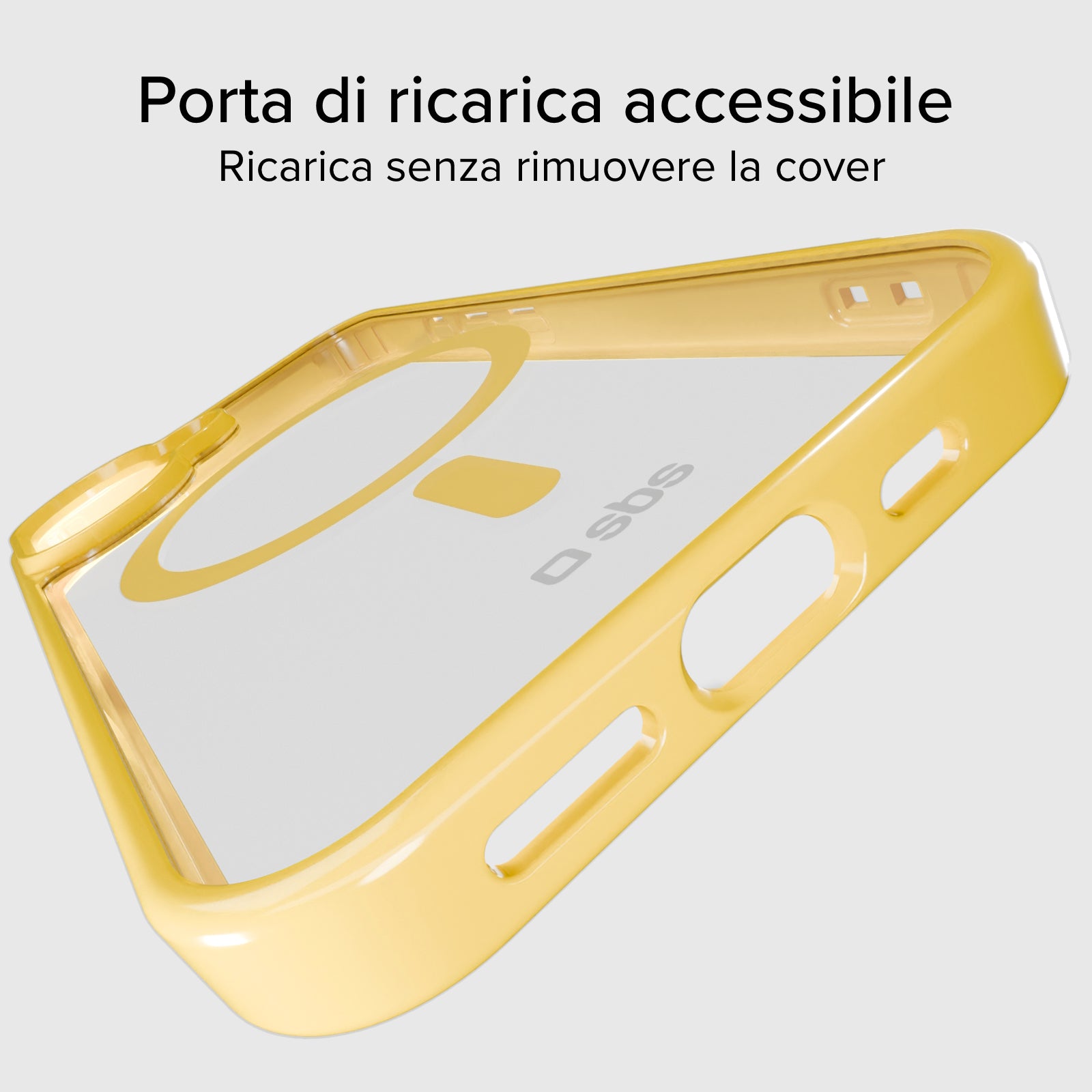 Funda para iPhone 16 con bordes de color, compatible con carga MagSafe
