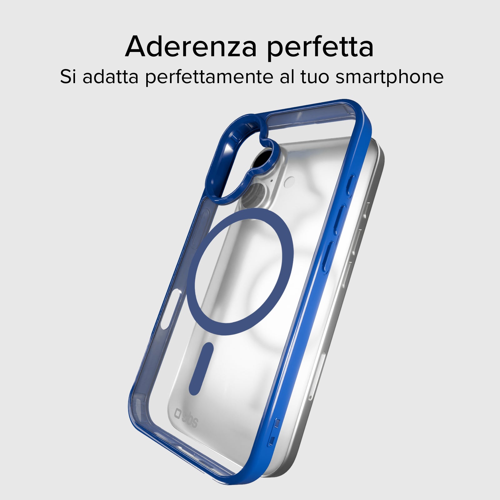 Cover per iPhone 16 Plus con bordi colorati compatibile con ricarica MagSafe
