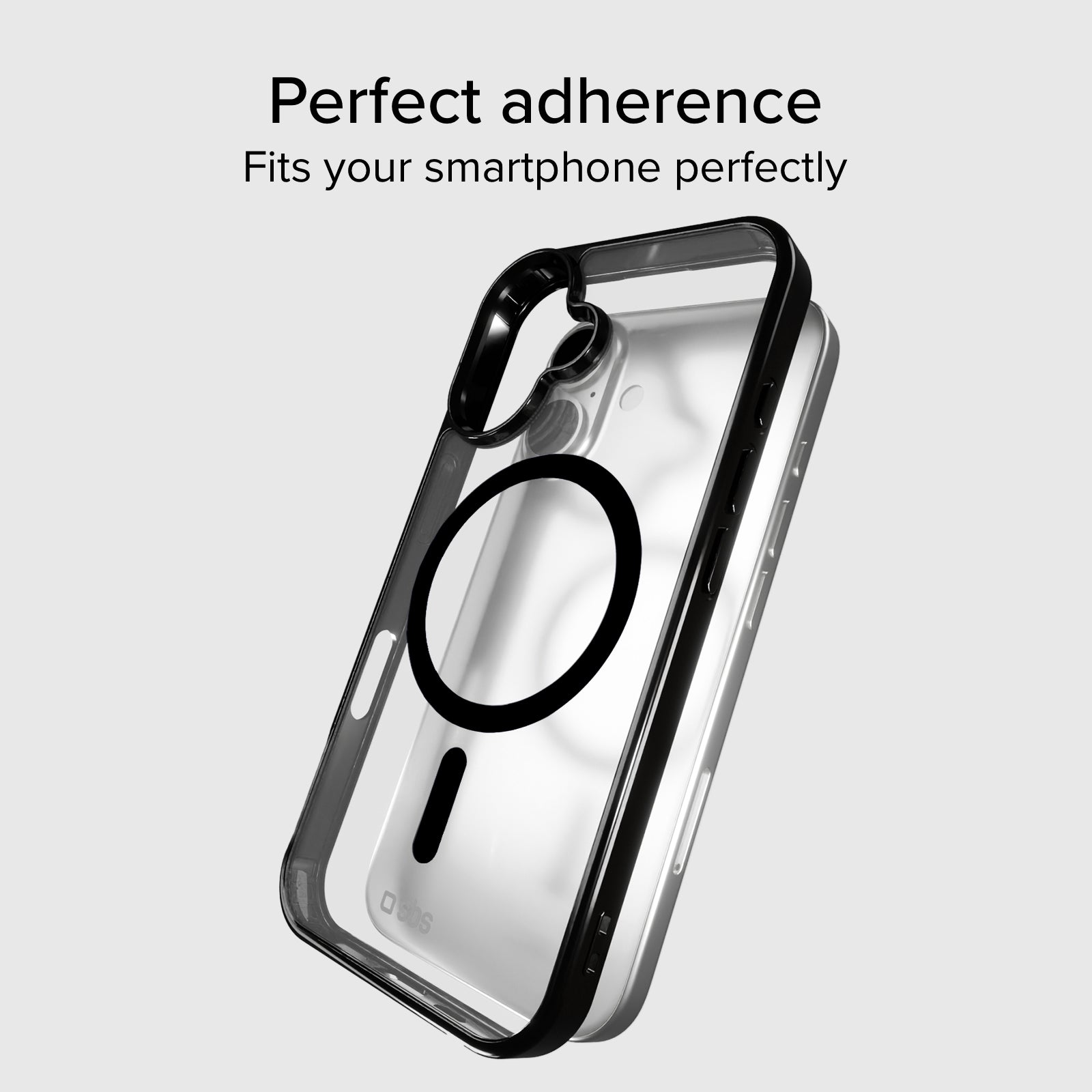Cover per iPhone 16 Plus con bordi colorati compatibile con ricarica MagSafe