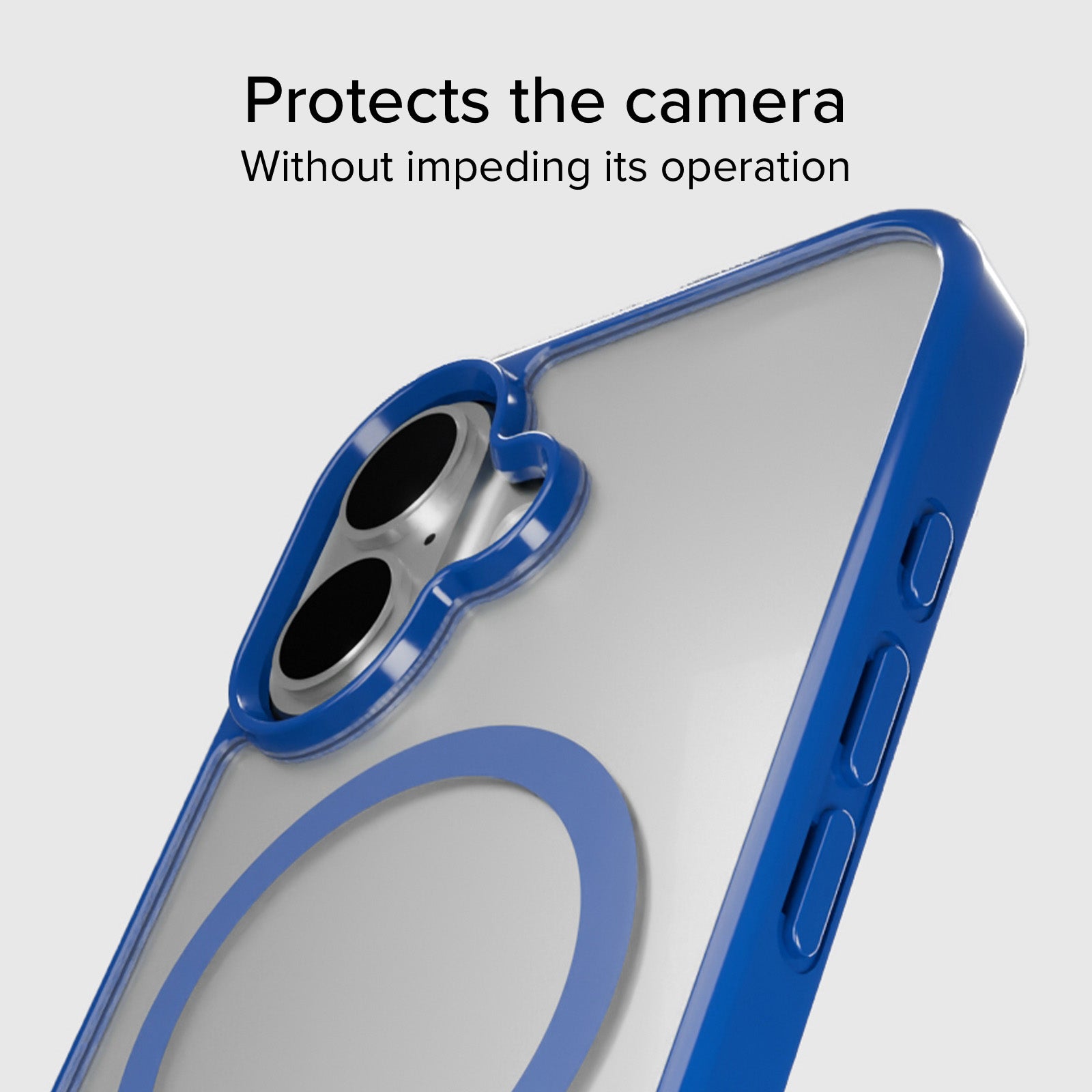 Case für iPhone 16 Pro Max mit farbigen Rändern, kompatibel mit MagSafe Aufladung