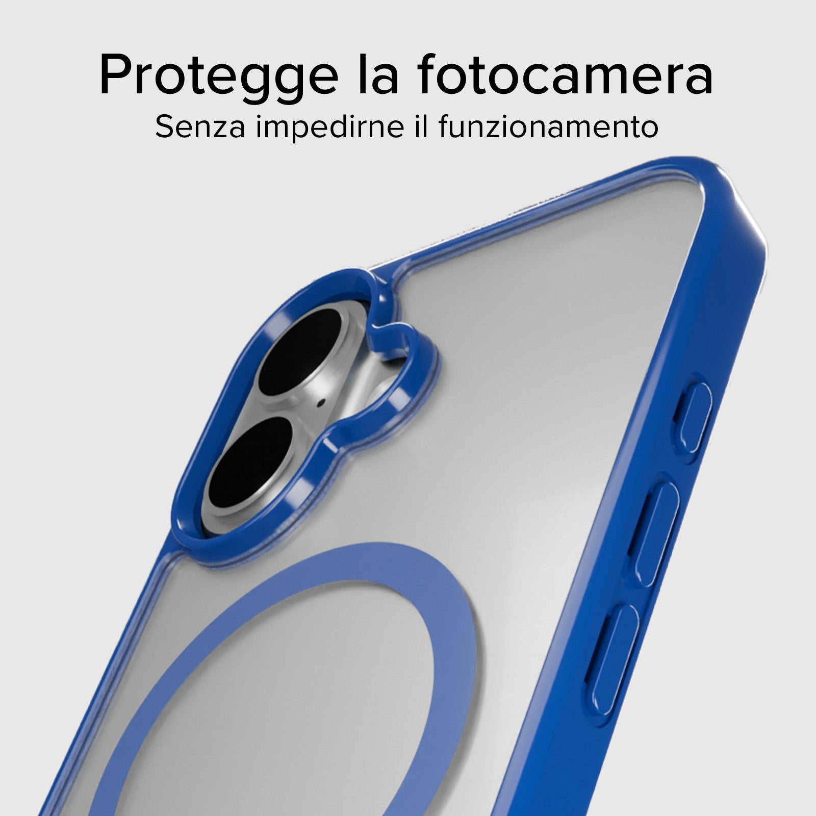 Case für iPhone 16 Pro Max mit farbigen Rändern, kompatibel mit MagSafe Aufladung