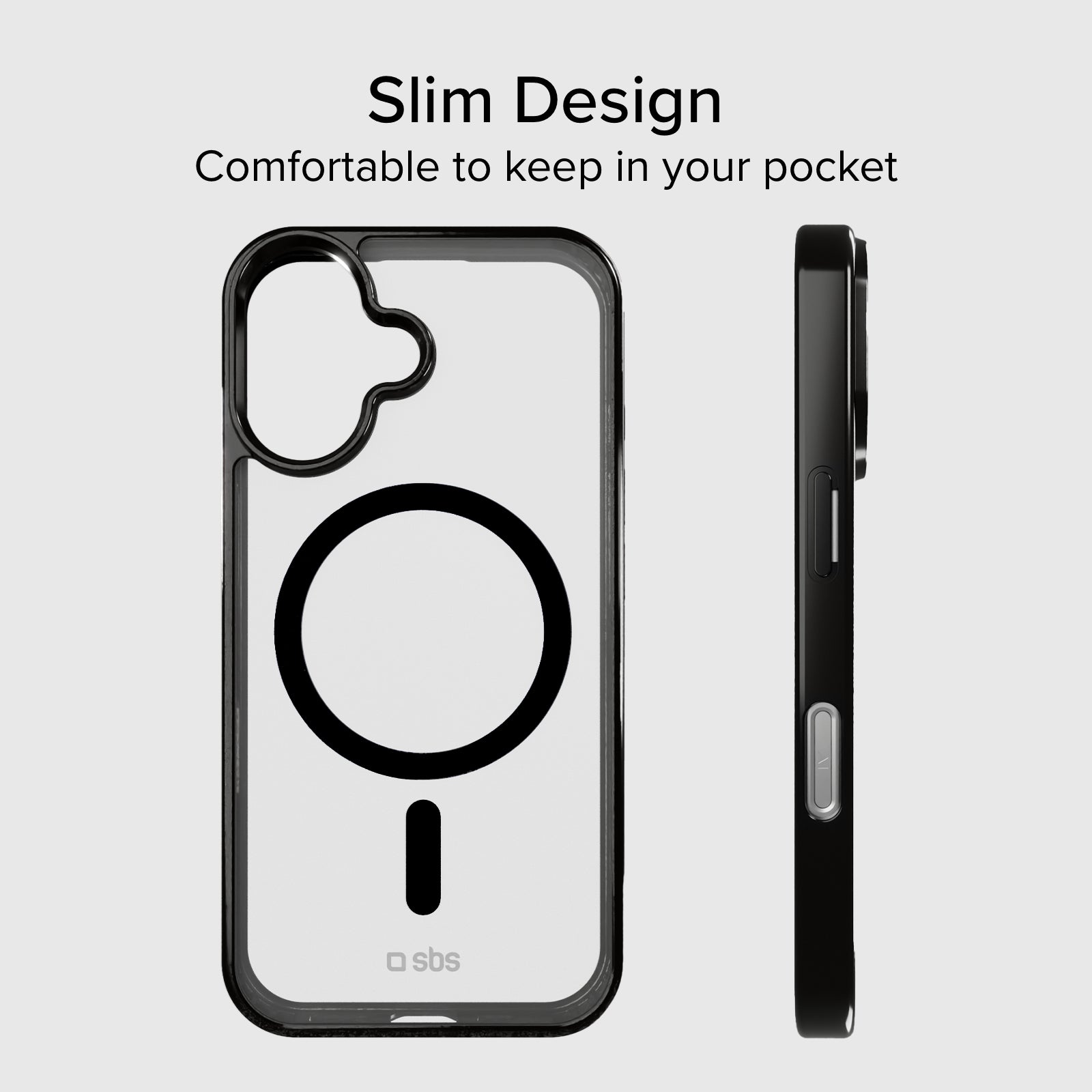 Case für iPhone 16 Pro Max mit farbigen Rändern, kompatibel mit MagSafe Aufladung