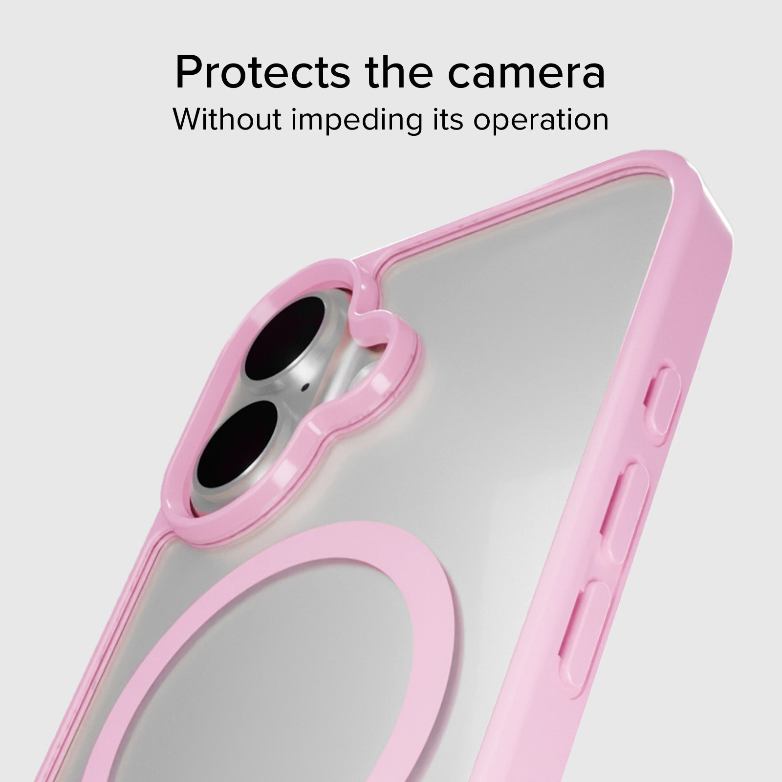 Cover per iPhone 16 Plus con bordi colorati compatibile con ricarica MagSafe