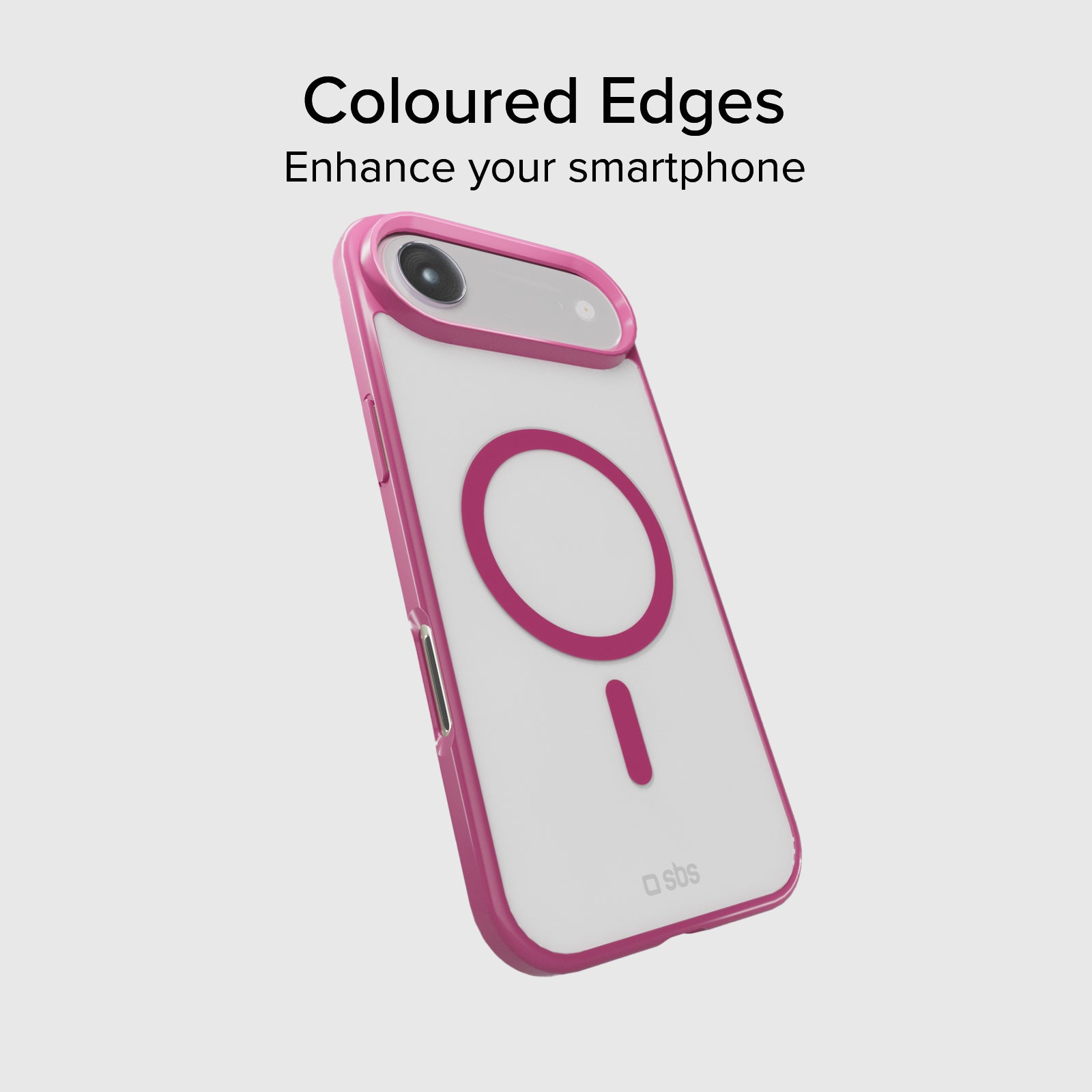 Cover for iPhone Air with coloured edges compatible with MagSafe charging