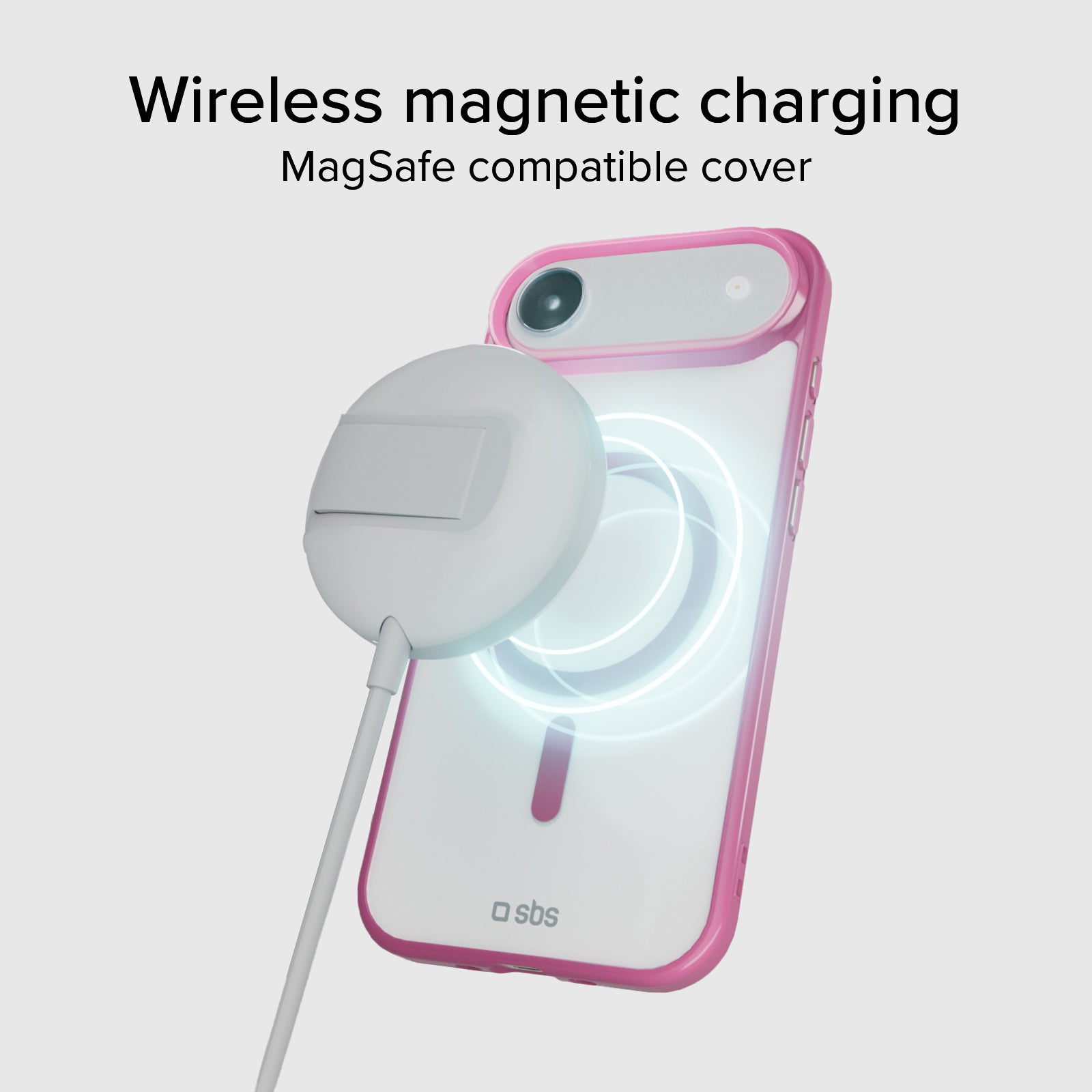 Cover for iPhone Air with coloured edges compatible with MagSafe charging