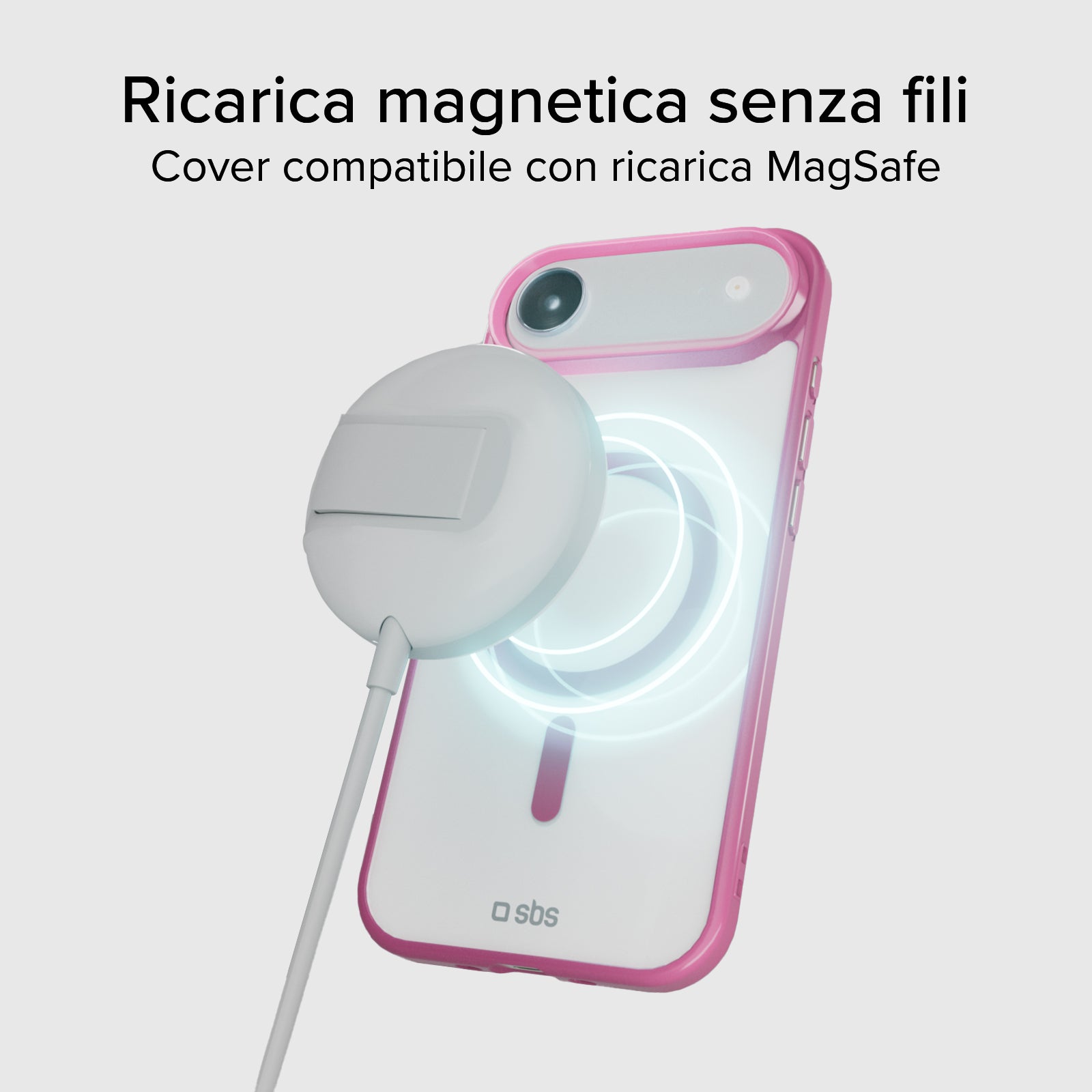 Cover for iPhone Air with coloured edges compatible with MagSafe charging
