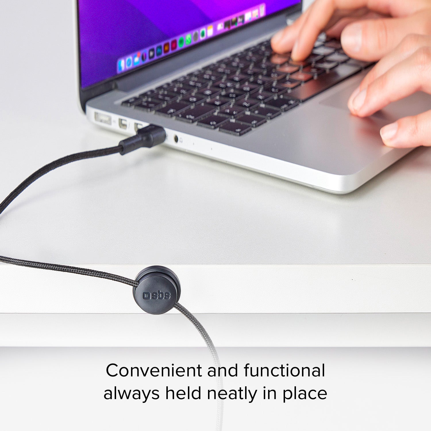 USB auf USB-C Kabel mit Magnethalterung