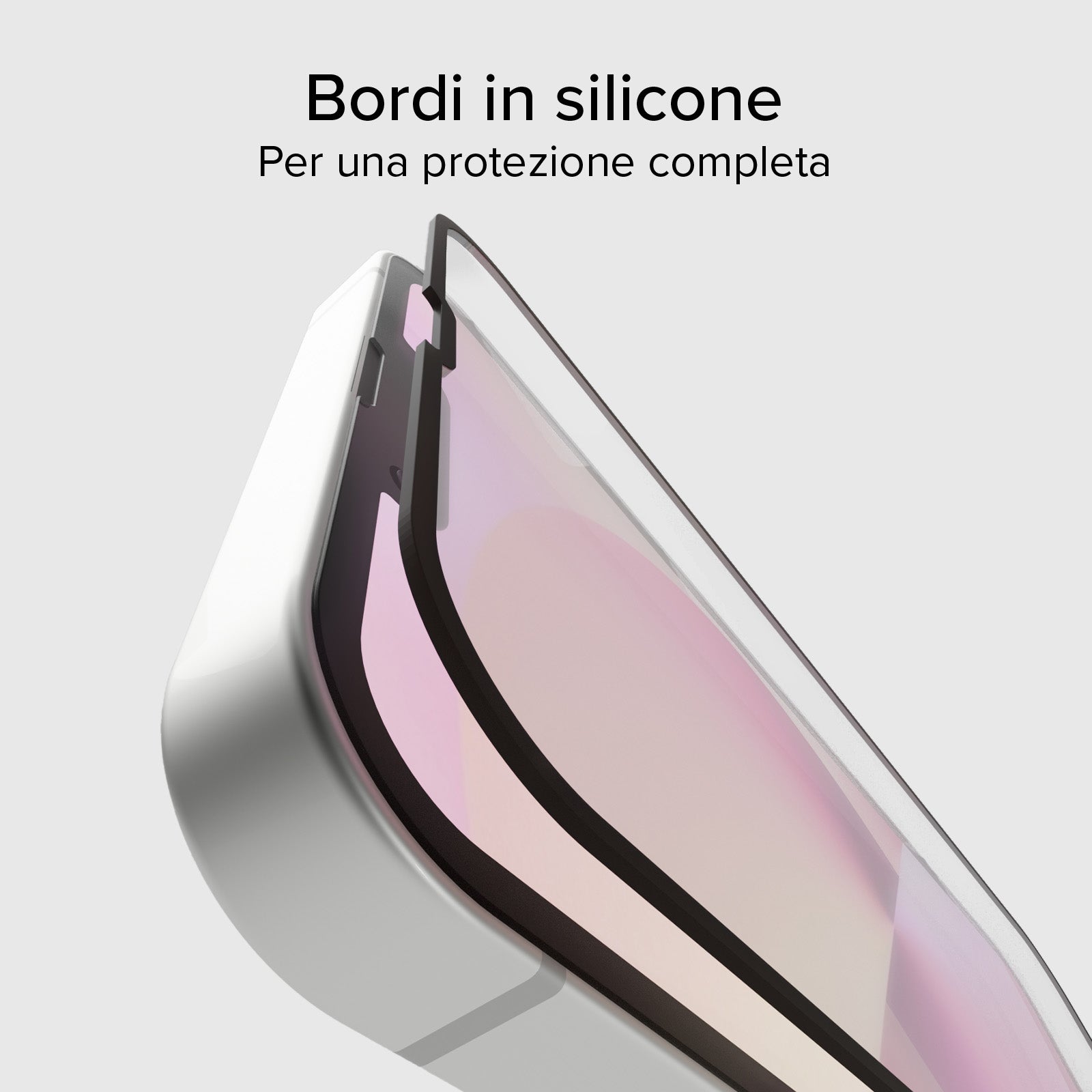 Protection écran en verre Full Cover pour iPhone 17e/16e/14/13 Pro/13