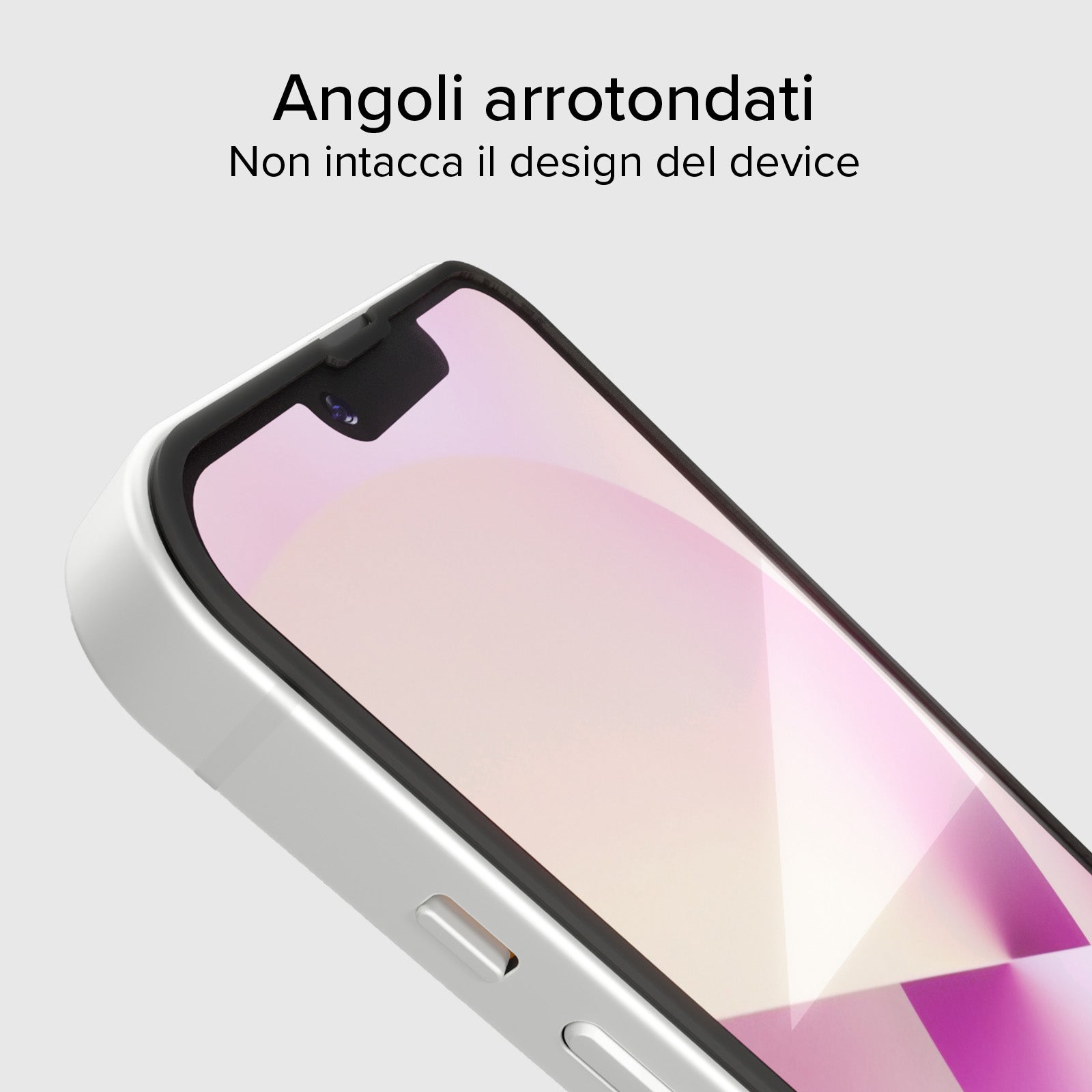 Protection écran en verre Full Cover pour iPhone 17e/16e/14/13 Pro/13
